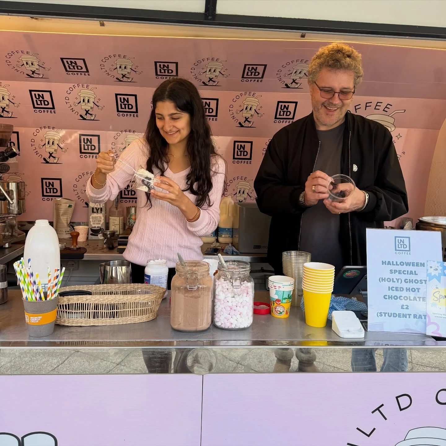We LOVED serving @exetercollege last week for their Mental Health Fair. 
We&rsquo;re leaving the church now so see you in a bit 🙌