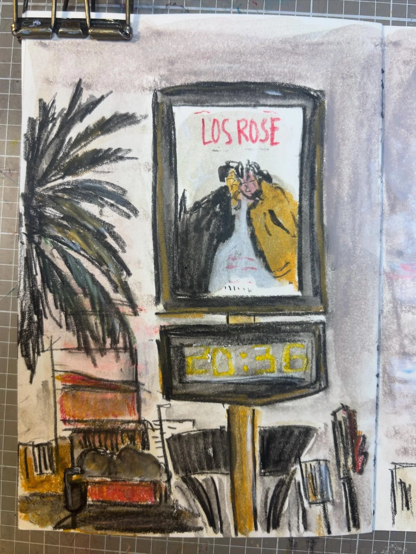 Already getting withdrawal symptoms after the #3materials drawing challenge so now I&rsquo;ve done  a #walktoseeonthemove sketchbook drawing!! Out and about near my house!  #illustration #mixedmedia #illustration #sketchbook
#showyoursketchbook #shar