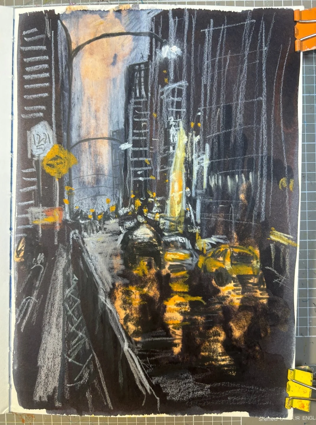 Well that was a fun Patreon Zoom session with @naomitippingillustrator  using inks and bleach. Never quite sure how anything will turn out so lots of nice surprises!! #sketchbookdrawing #mixedmedia #illustration