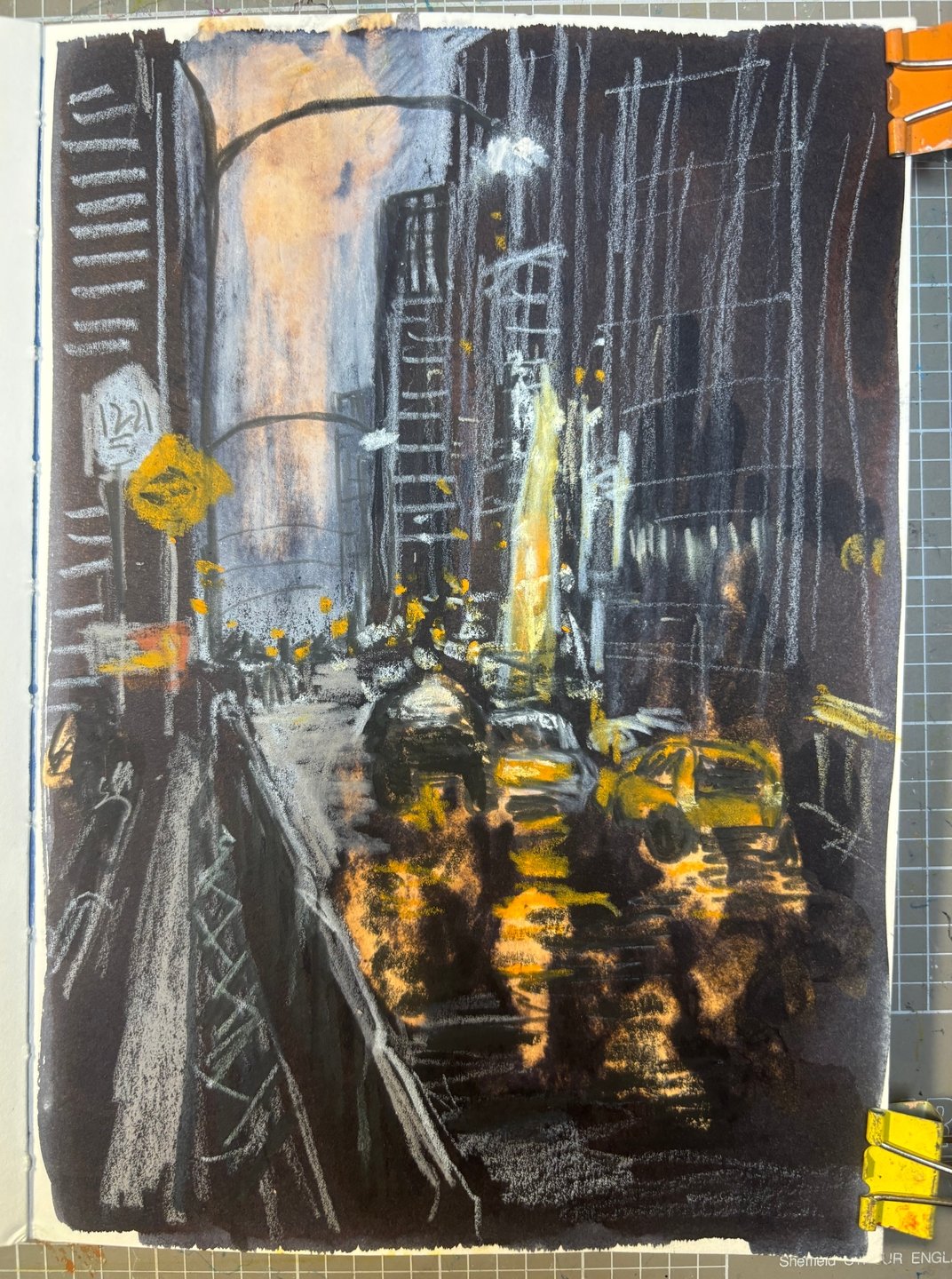 Well that was a fun Patreon Zoom session with @naomitippingillustrator  using inks and bleach. Never quite sure how anything will turn out so lots of nice surprises!! #sketchbookdrawing #mixedmedia #illustration