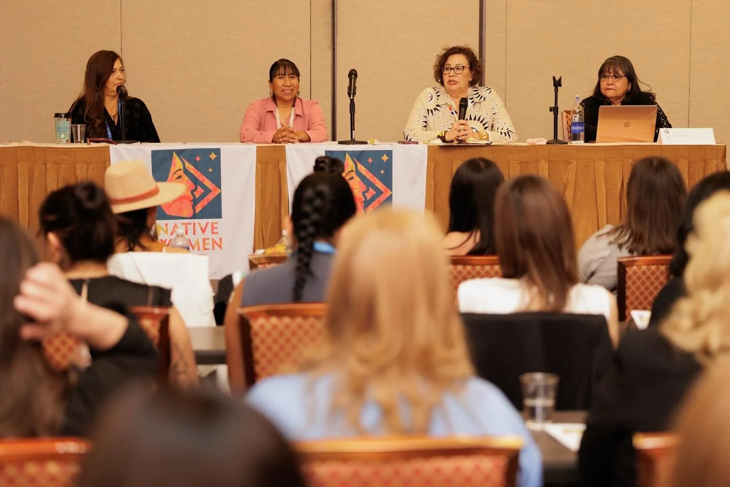 A full room at RES 2026 for our NWL Board of Directors panel, a powerful reminder that spaces centering Native women leaders are not optional, they are essential. 🪶

Our voices, leadership, and vision are needed now more than ever. ✨

#NativeWomenLe