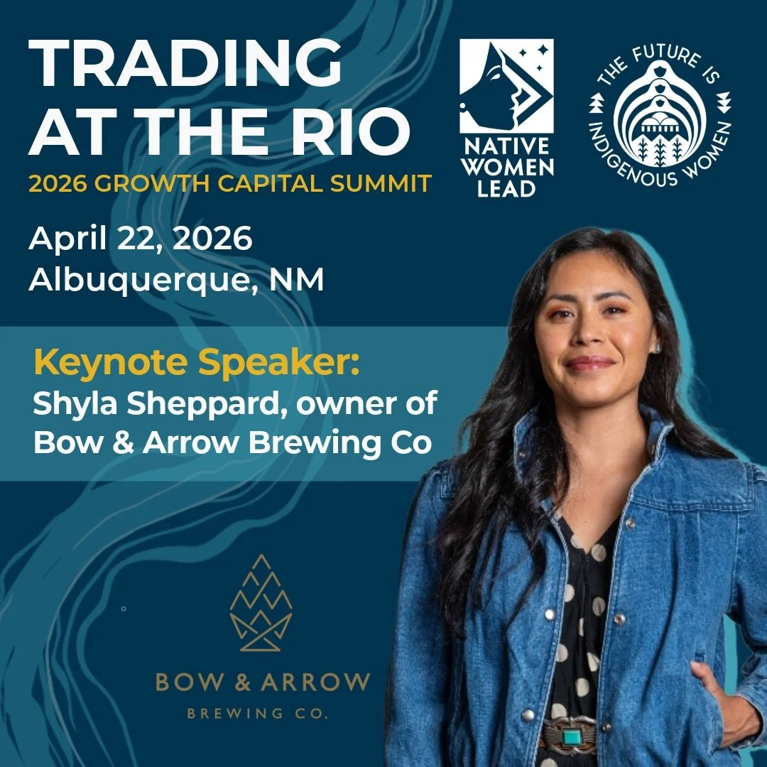 ✨ Shyla Sheppard, owner of Bow &amp; Arrow Brewing Co, brings grounded leadership, resilience, and powerful storytelling to the stage at Trading at the Rio.

Taking the stage today. You don&rsquo;t want to miss this.

Albuquerque, NM

#NativeWomenLea