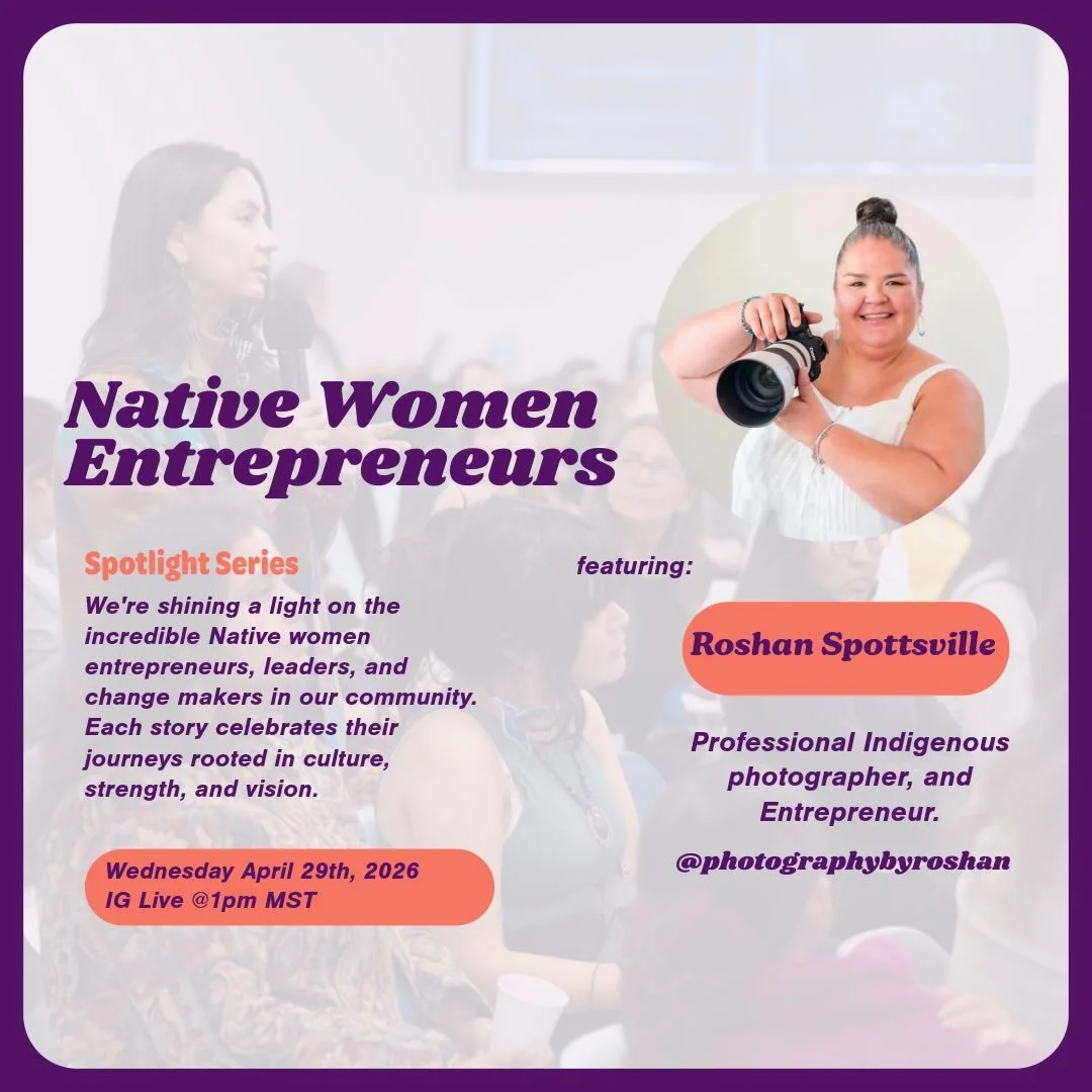 Every story matters. Every voice deserves to be seen. ✨

Join us as we spotlight Roshan Spottsville &mdash; a powerful Indigenous photographer and entrepreneur using her lens to uplift, capture, and preserve our stories 📸

Be part of the conversatio