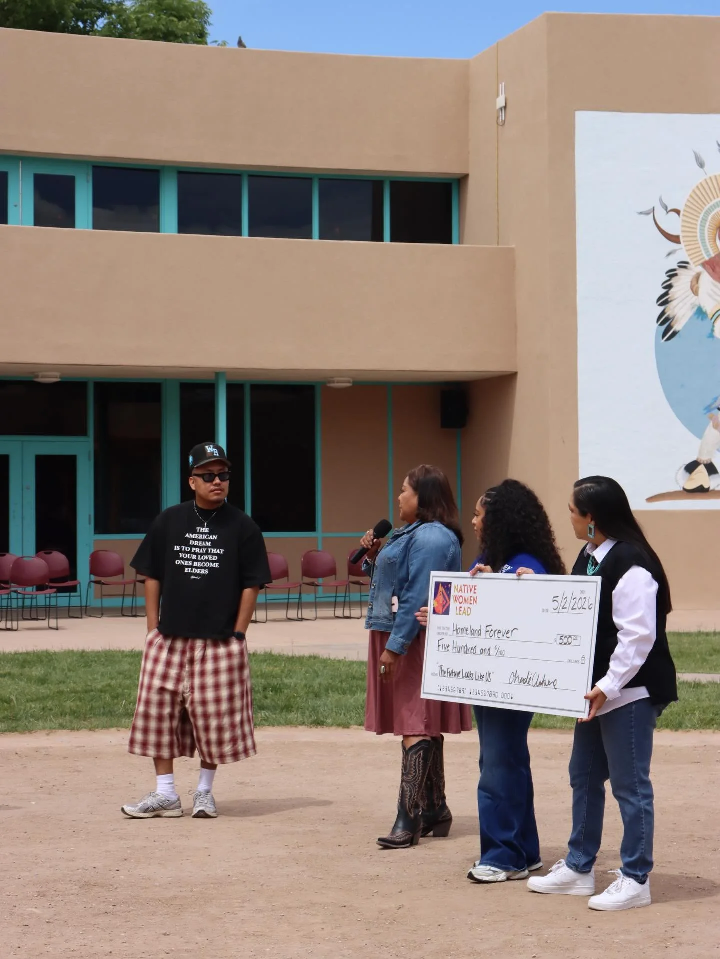 We&rsquo;re still feeling inspired after our time with @homelandforever ✨

Thank you for sharing your story, your vision, and your gift with our community. We deeply admire the work you all are doing to uplift and inspire Indigenous youth through the