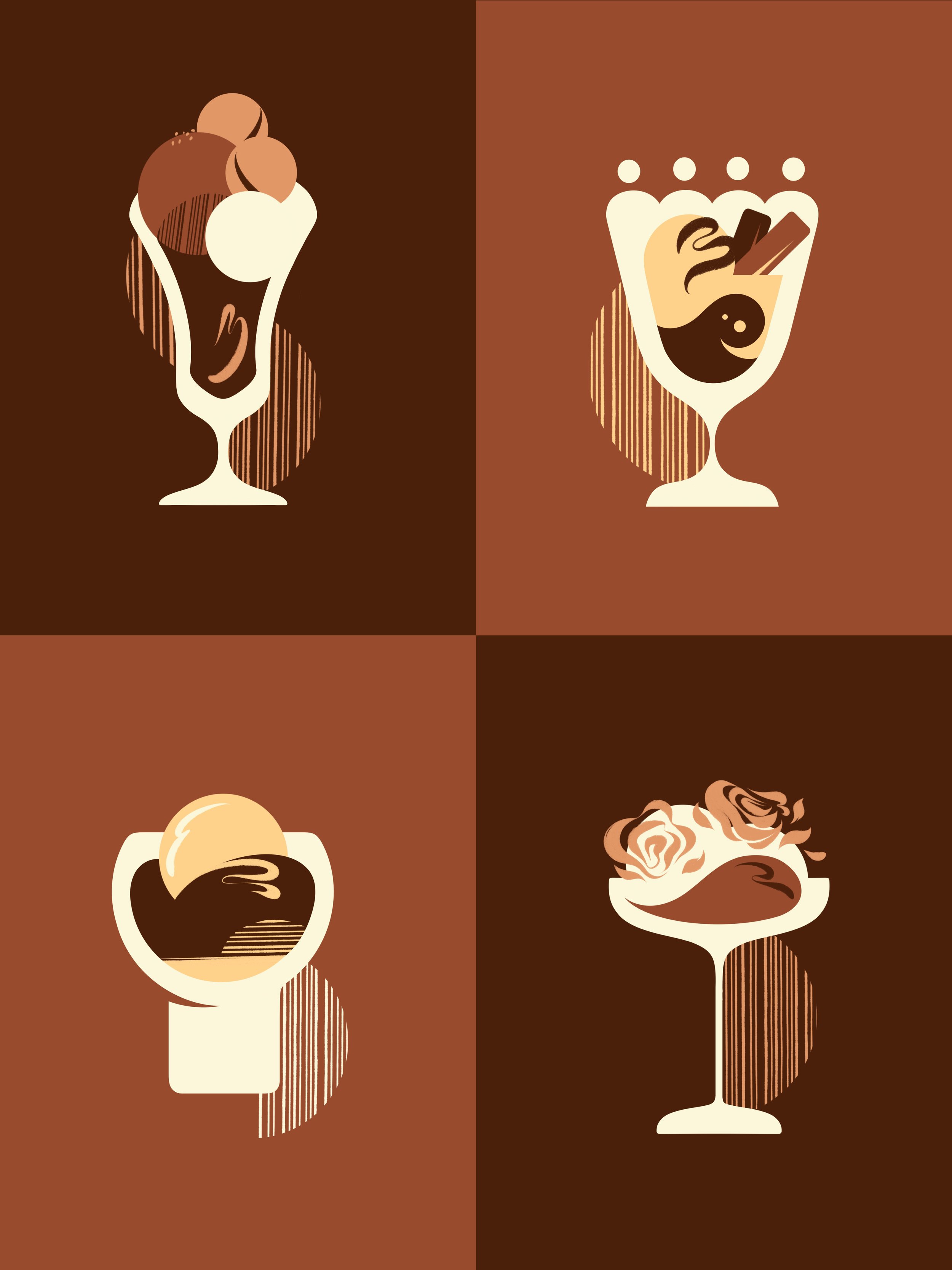 Affogato Recipe Illustrations | 2025