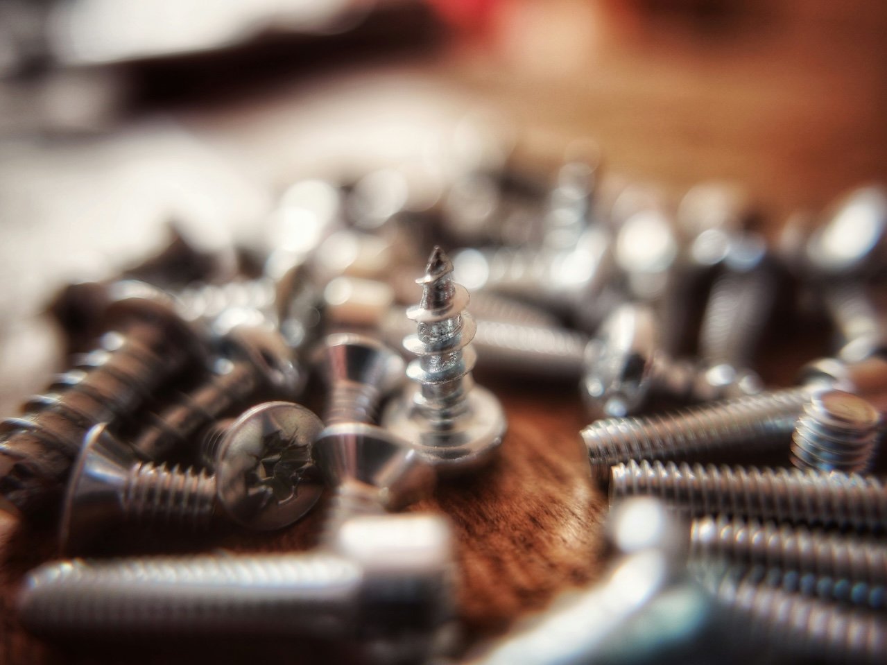 A pile of small screws | Tiny actions