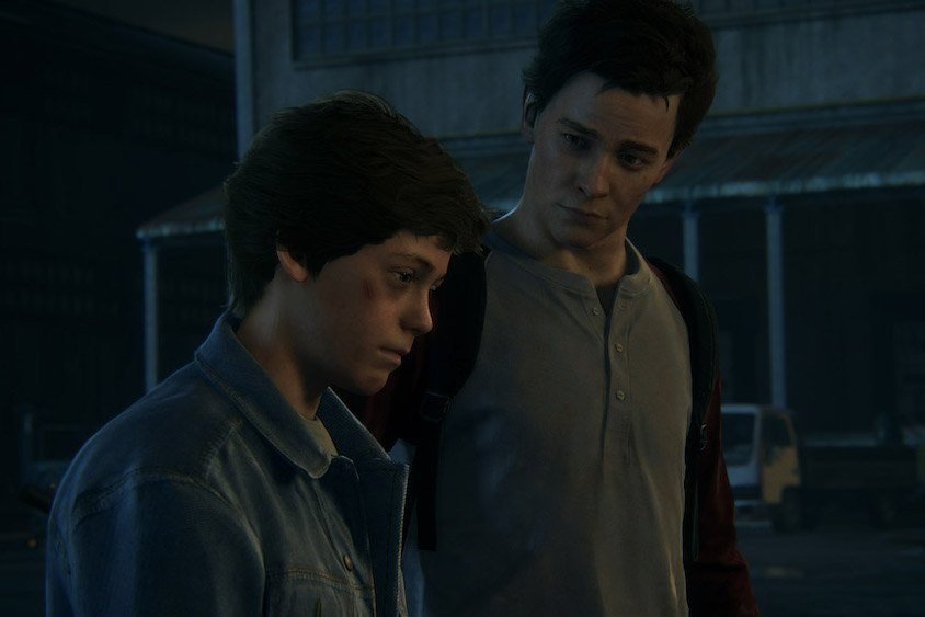 Young Nathan and Sam Drake
