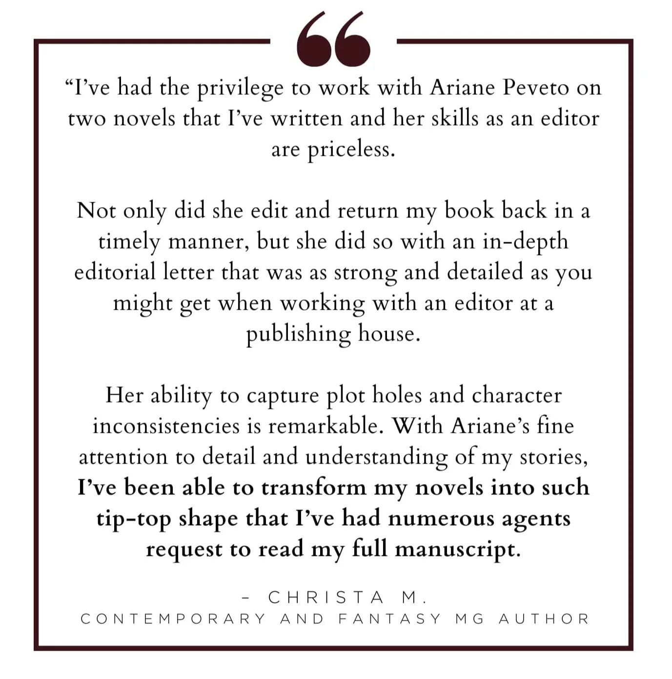 Author review