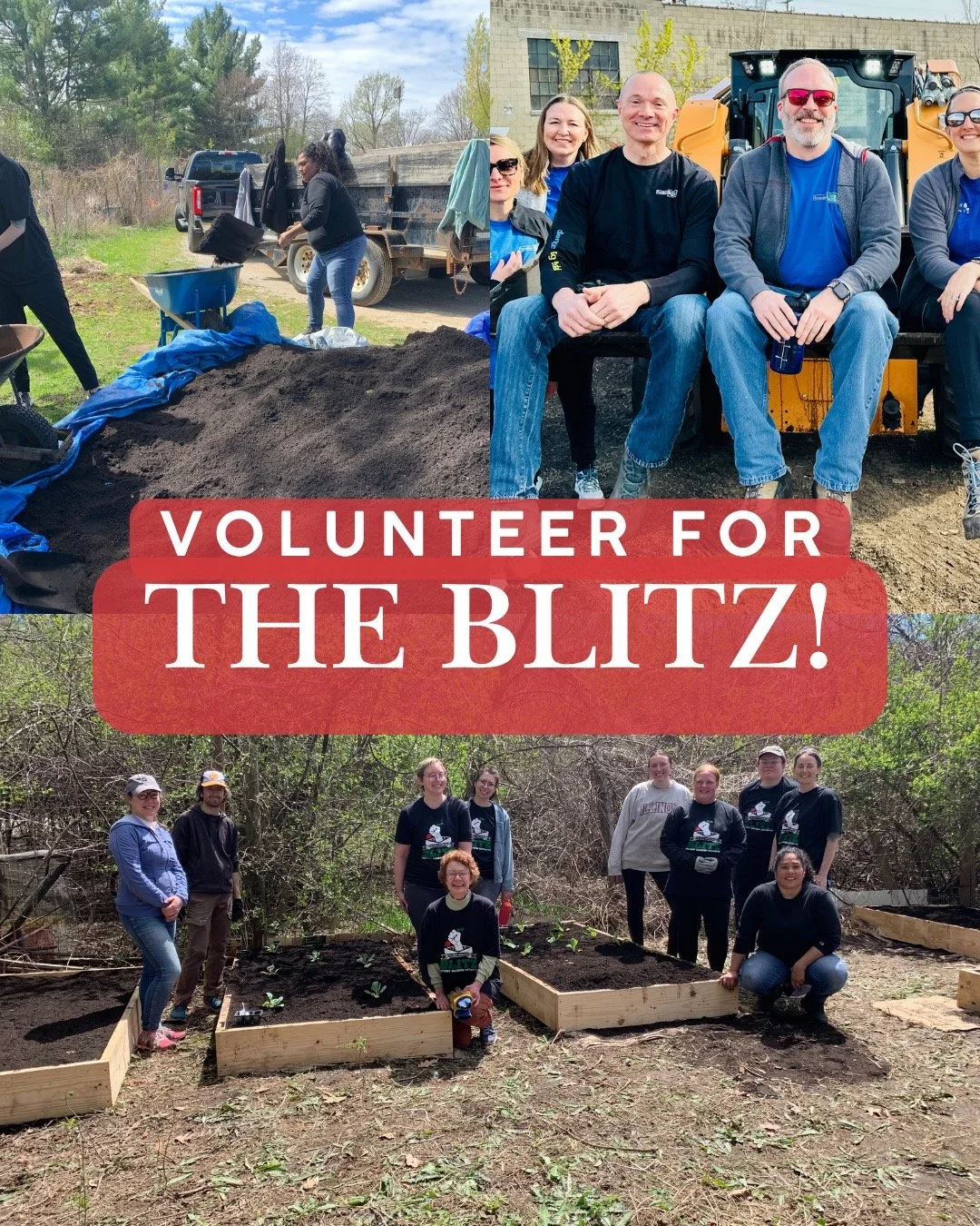 Let's get this Blitz started👏🎉 Ordering has officially closed for the 2026 Blitz which means we are hard at work putting together delivery routes for bed assemblies and soil drop-offs. None of this would be possible without the incredible volunteer