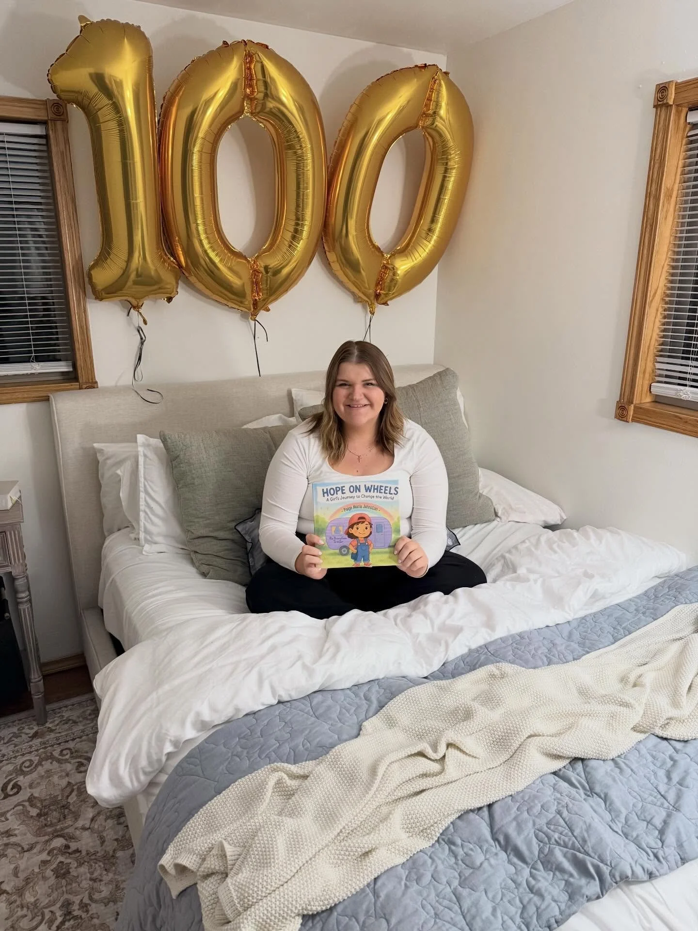 100 copies SOLD&hellip;in under two months!✨

When I decided to write Hope on Wheels, my goal was simple &mdash; to encourage just one kiddo to believe that there wildest dreams are achievable and kindness truly can change the world.

And here we are