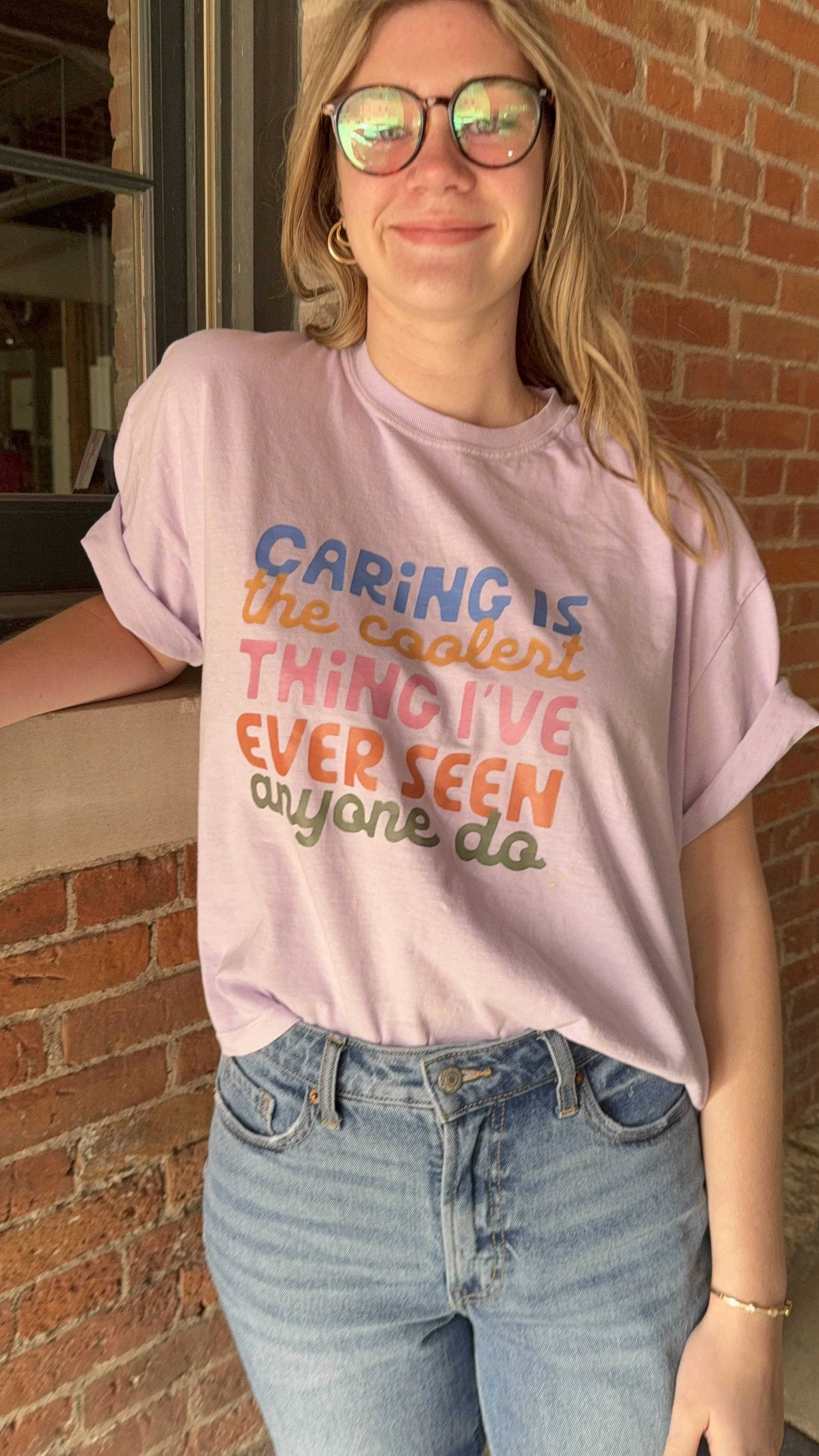 Caring is the Coolest. Design