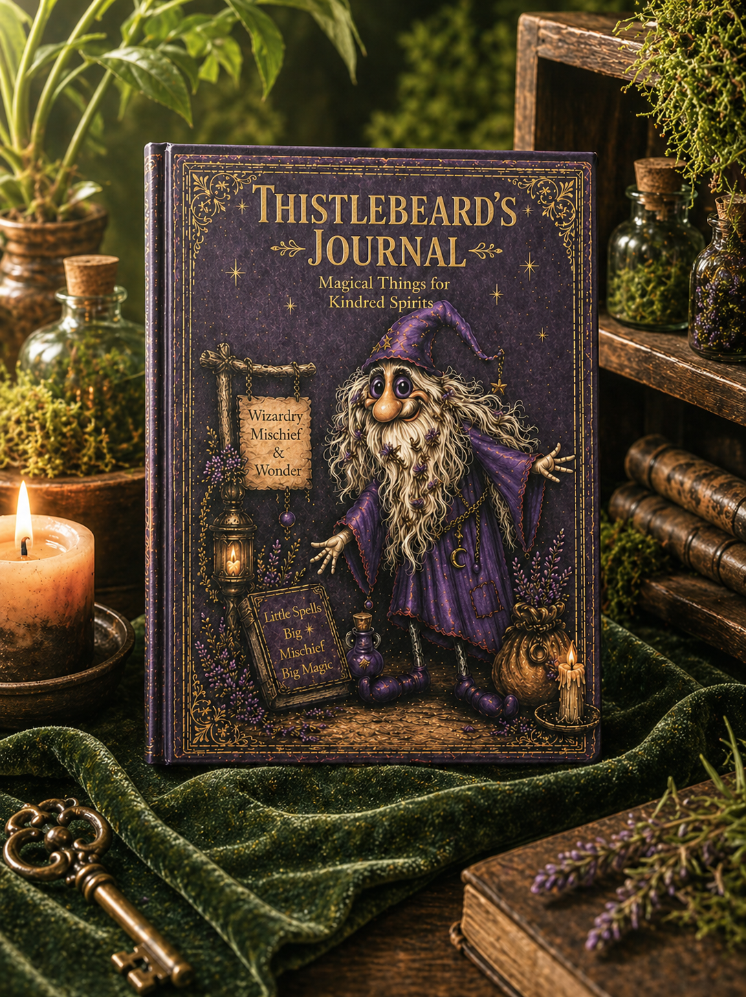 Thistlebeard Wizard Hardcover Journal