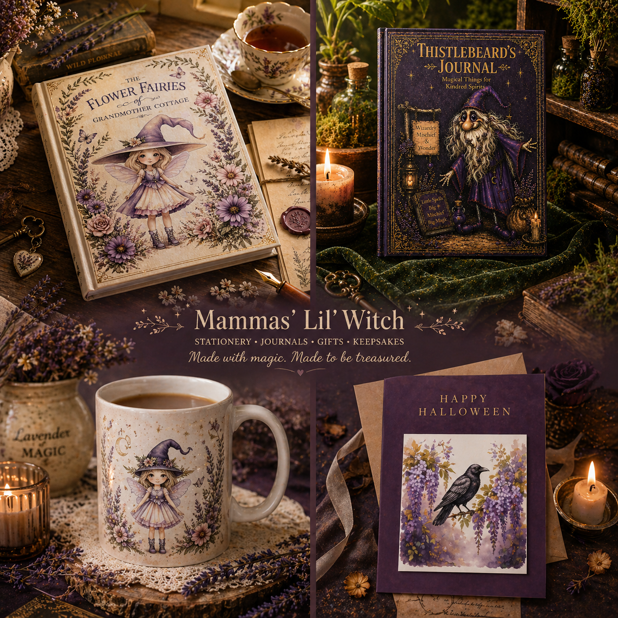 Mammas' Lil' Witch Four Image Collage Spread Facebook Reintroduction Post.png