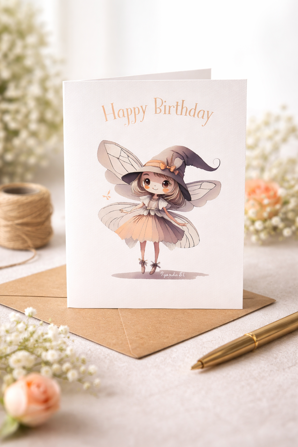Serena — Birthday Fairy Card