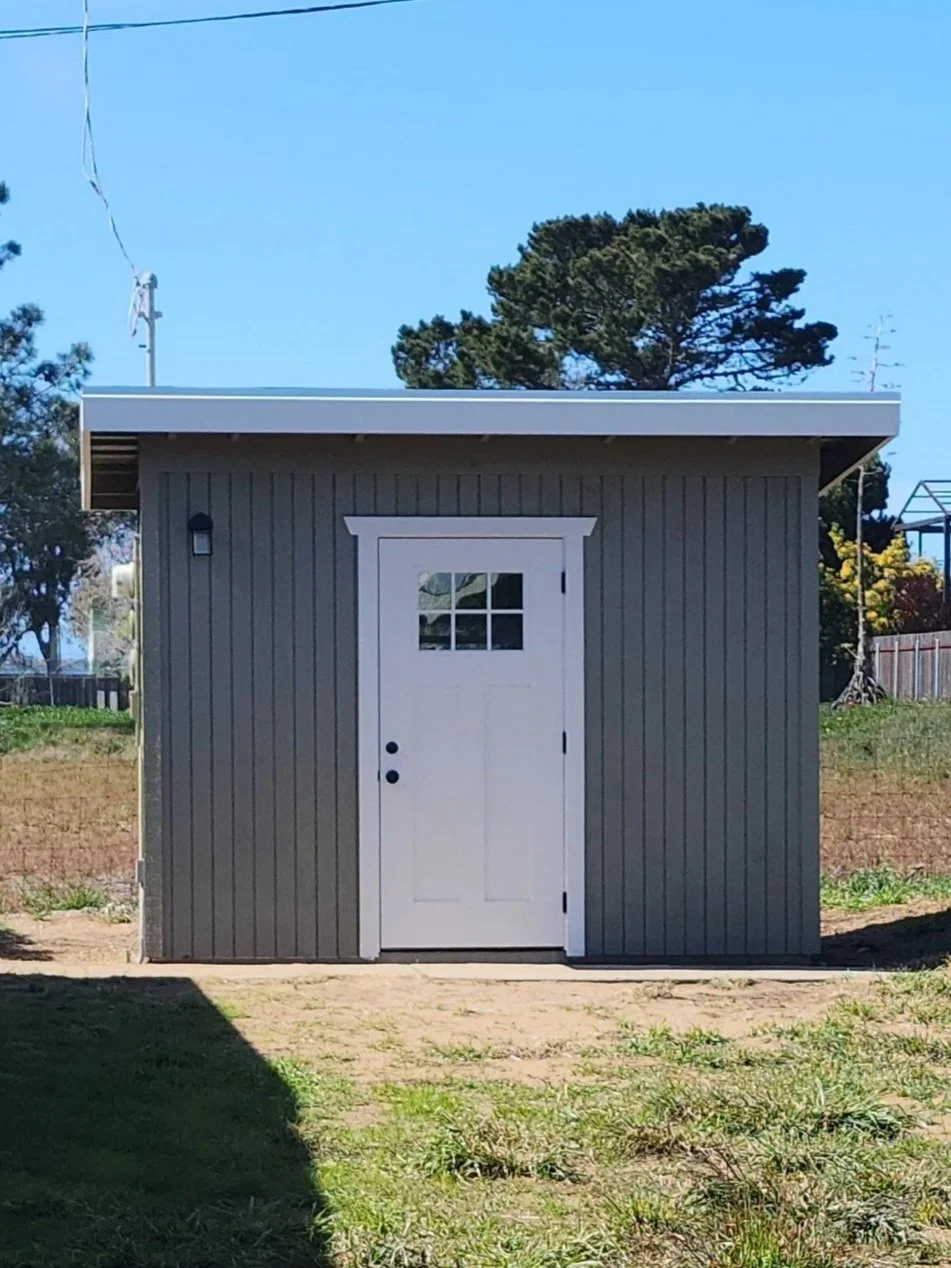Storage shed remodel in San Luis Obispo County