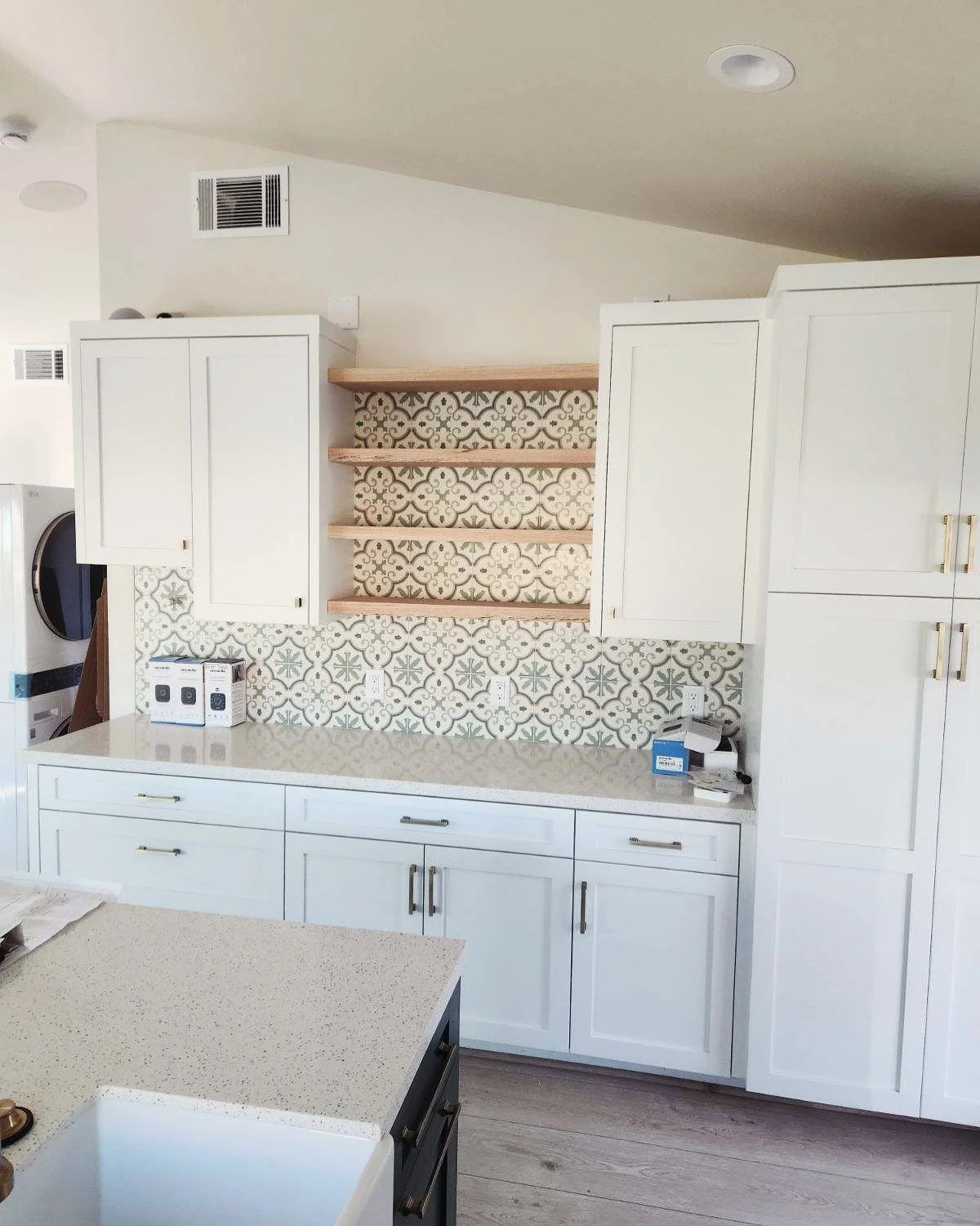 New built in cabinets and floating shelves for Atascadero, CA Kitchen Remodel