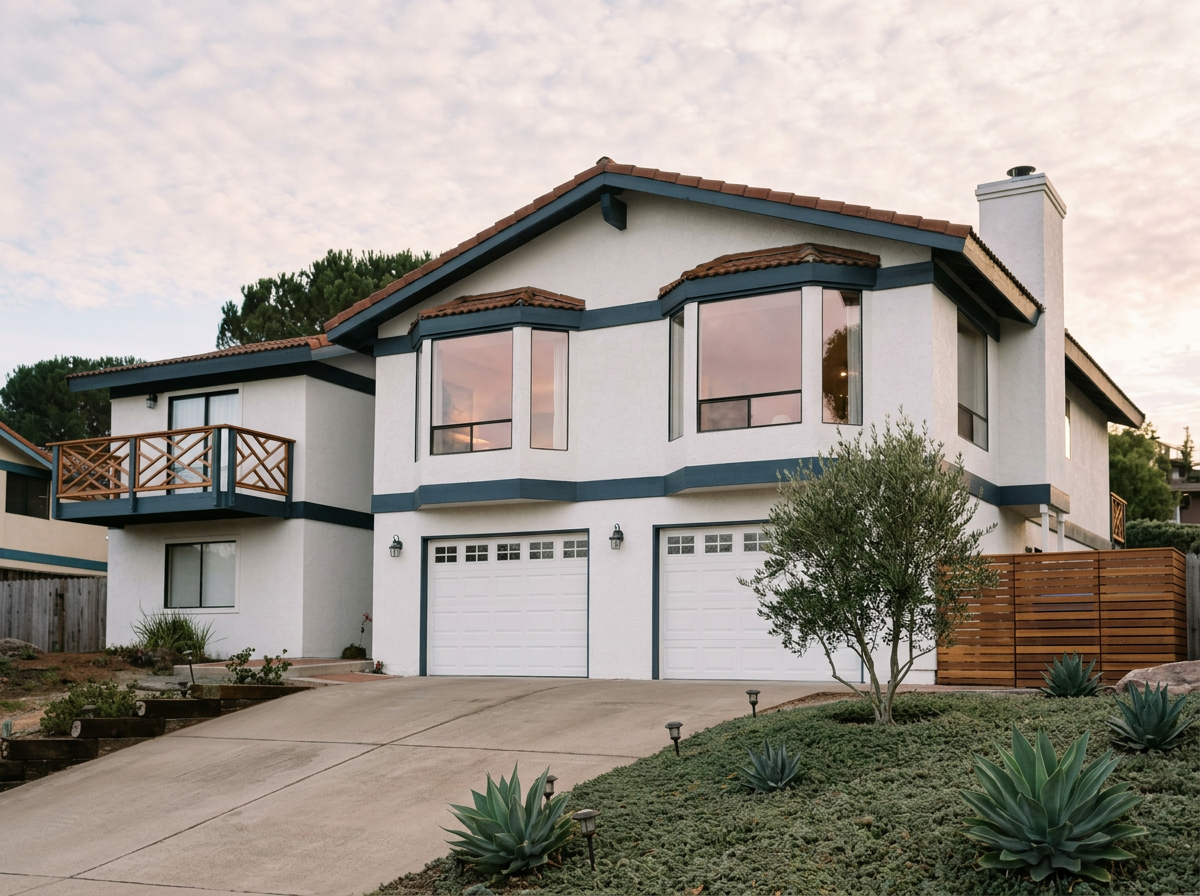exterior remodel including new deck and repaint in Los Osos, San Luis Obispo County