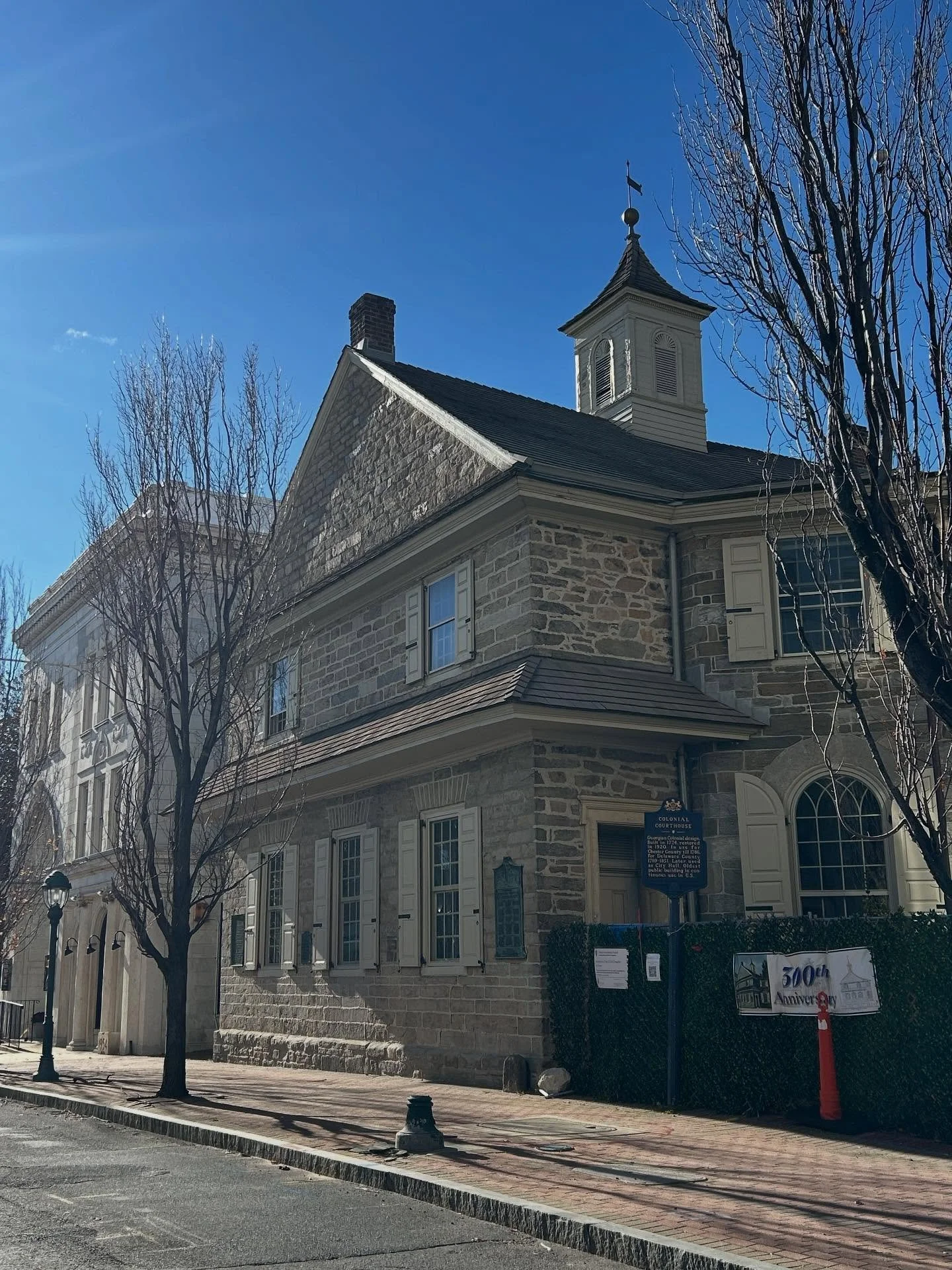 Excited to begin a new project updating the National Register nomination for the 1724 Chester Courthouse, the oldest building in continuous public use in the United States. The update is supported by a Semiquincentennial grant from the National Park 