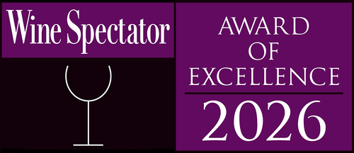 Wine Specator Award of Excellence 2025