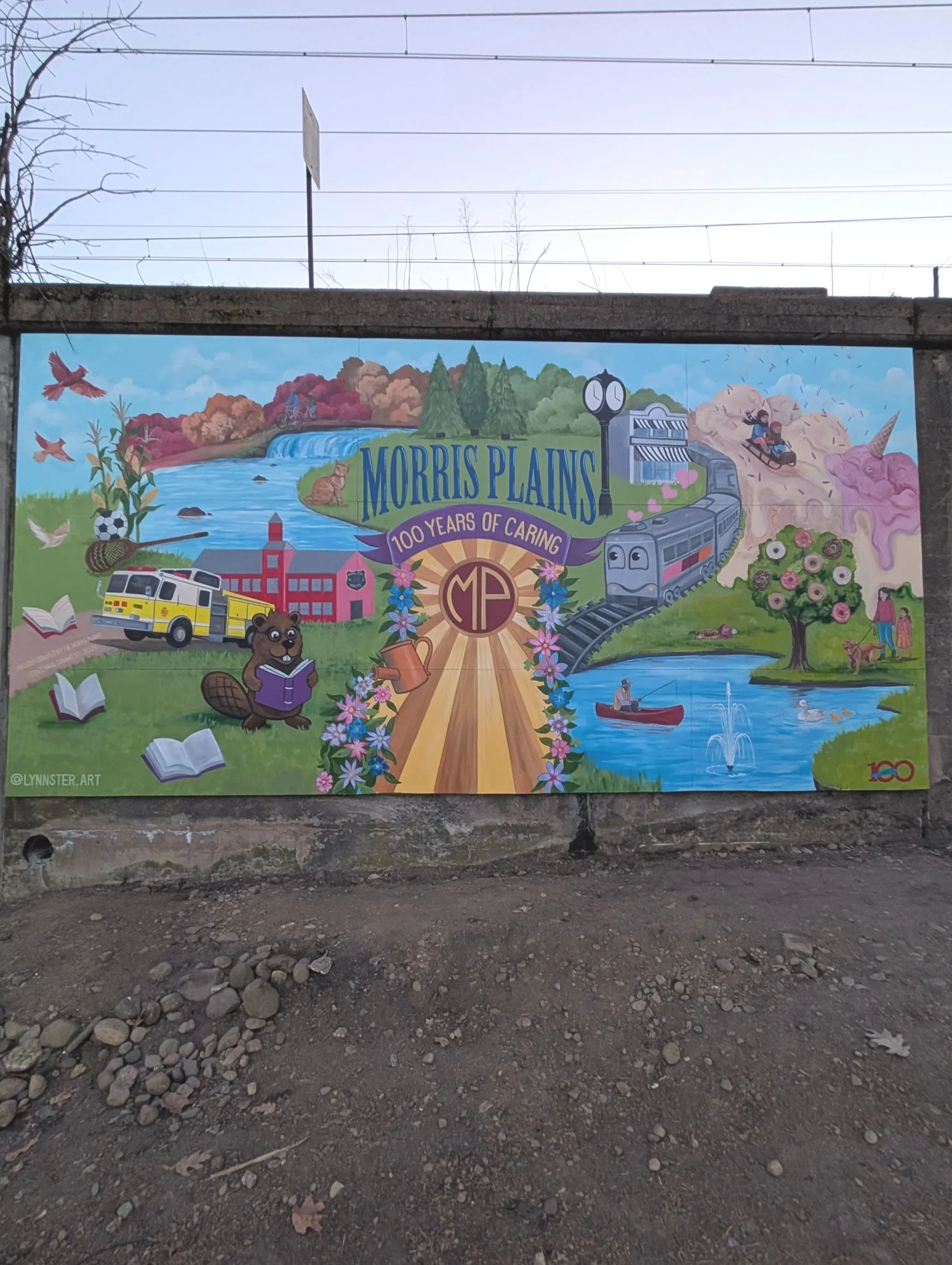 Painting Morris Plains’ History: A Centennial Mural for Morris Plains, NJ