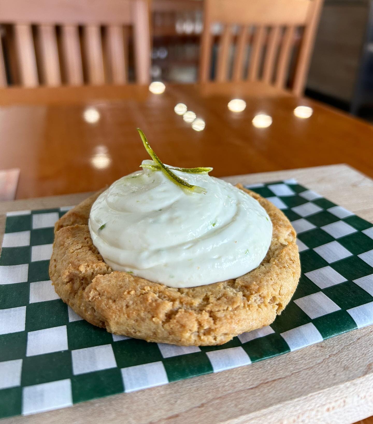 We call it the &ldquo;Fookie&rdquo; 
It&rsquo;s a filled cookie. Todays offering is a Key Lime pie filled graham cracker cookie. 100% made in house. 
We will be changing up the fillings and cookie bases but expect to have these on our staple menu unl