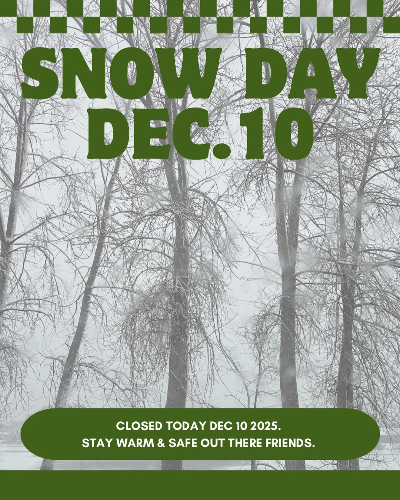 Snow day today!❄️☃️