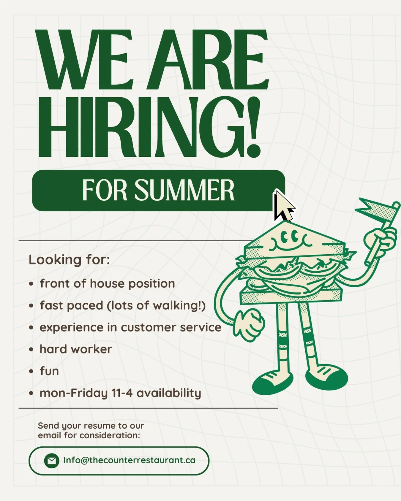 Know someone or are you that someone ? 
Send us an email with the subject line &ldquo;Hire me&rdquo; 😎