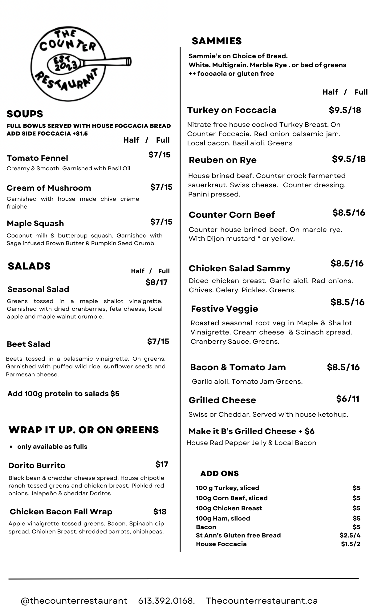 . The Counter Restaurant - 