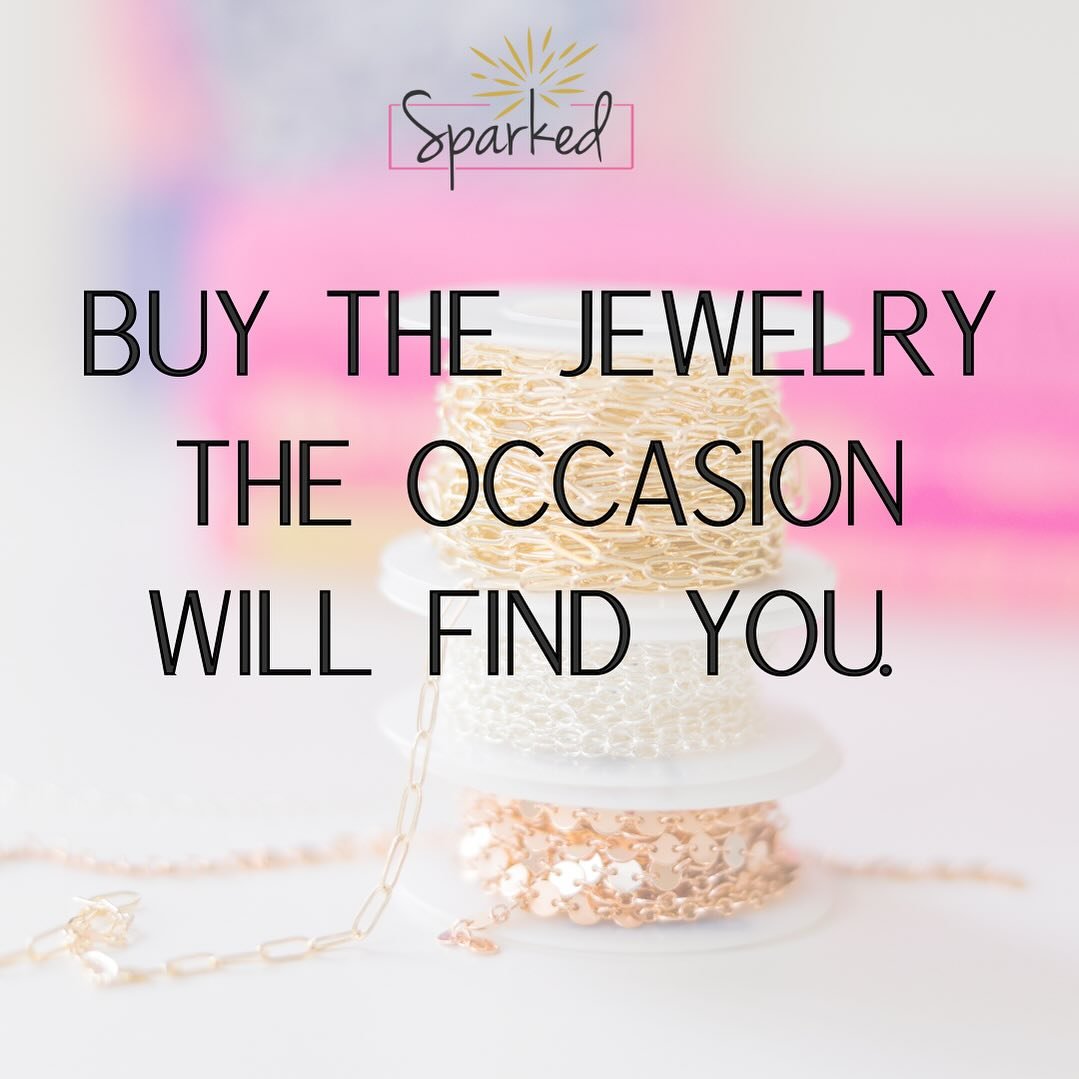 Just saying. If you see  a Sparked Pop up then it&rsquo;s meant to be. #permanentjewelry #permanentjewelrygreenvillesc #greenvillesc #goldfilled
