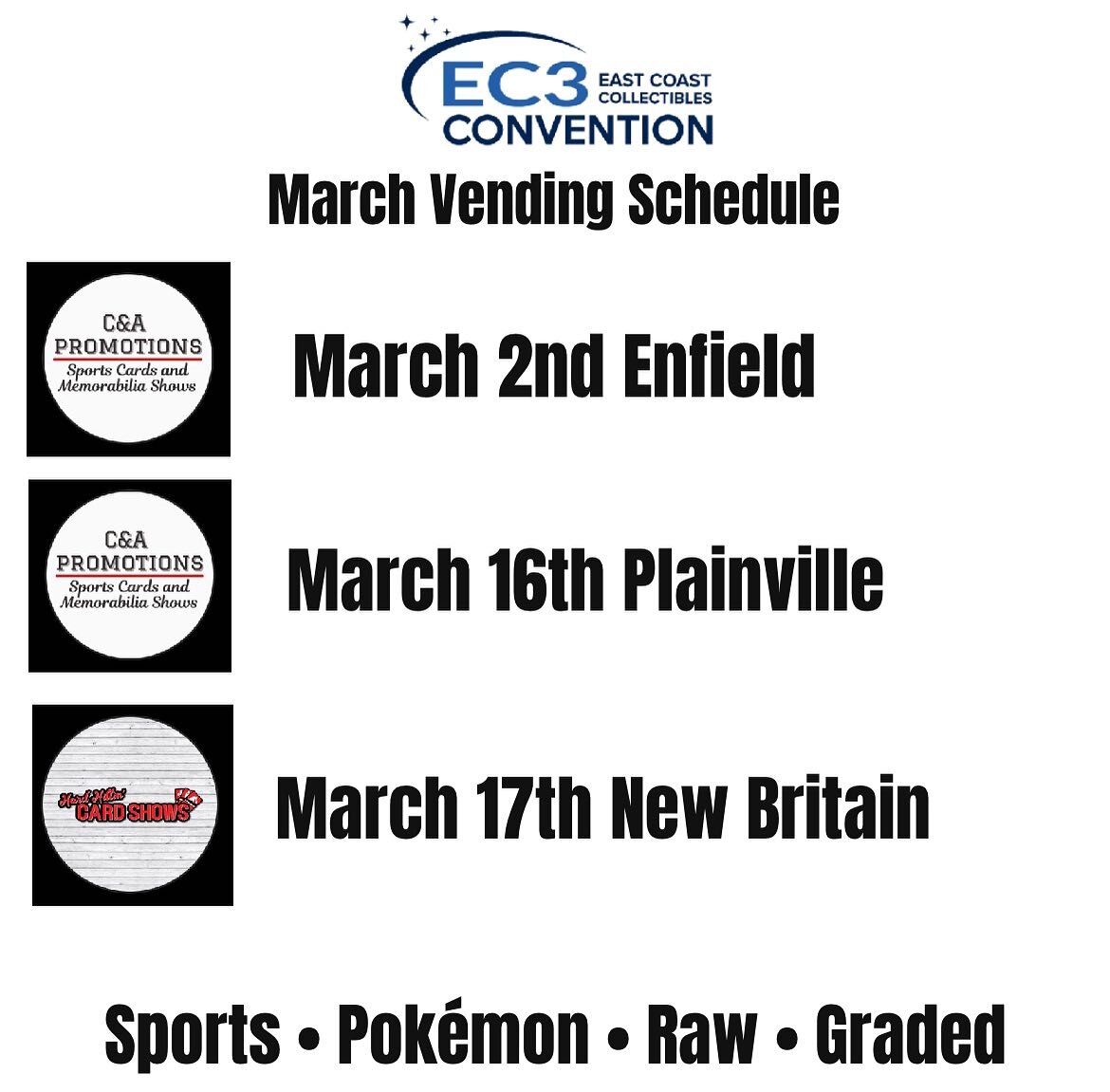 Here&rsquo;s our March Schedule!

Stop by these shows to find me and other great vendors!