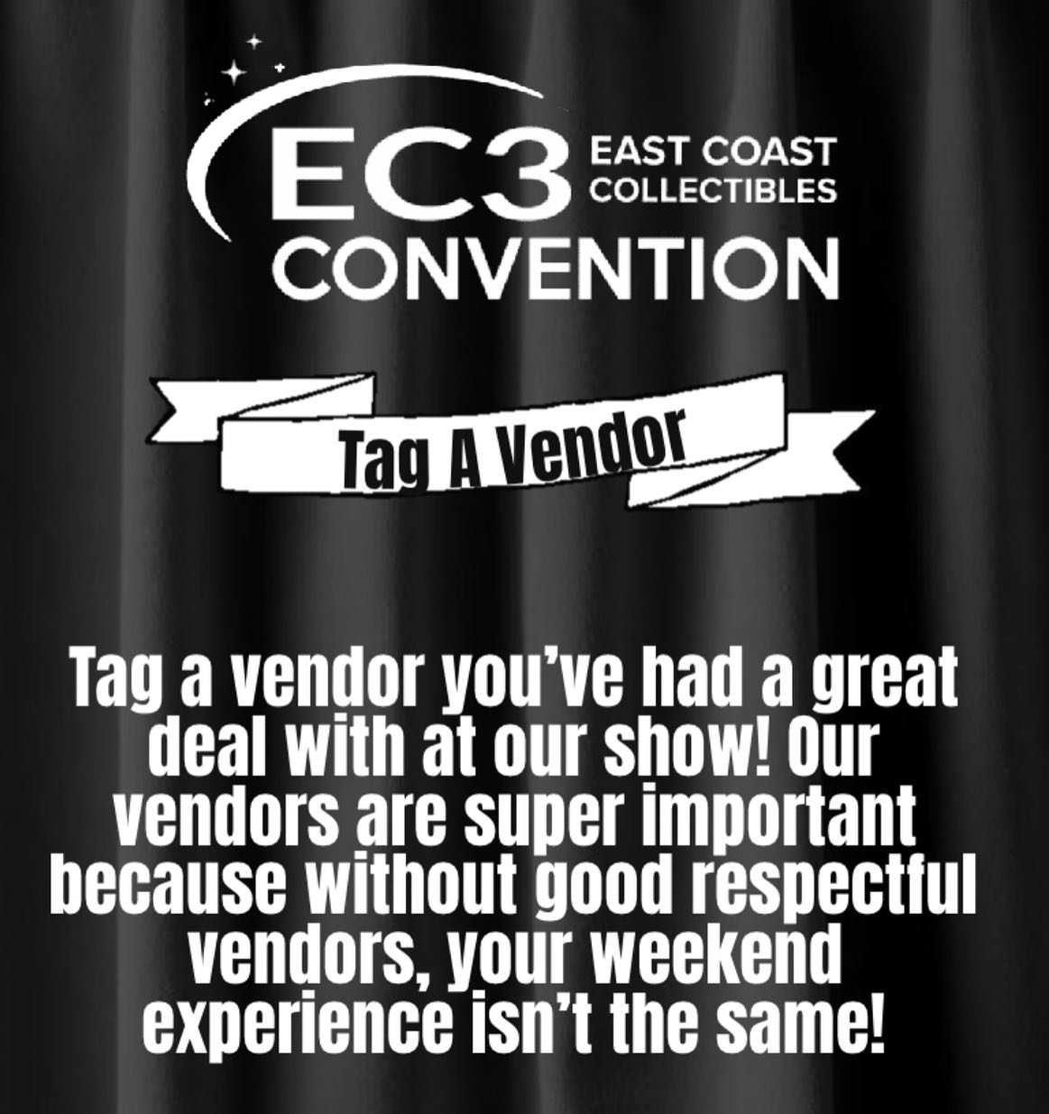 Tag a vendor who you had a great interaction in the past and can&rsquo;t wait to see them again in June!

Thank you to all our vendors for being amazing!