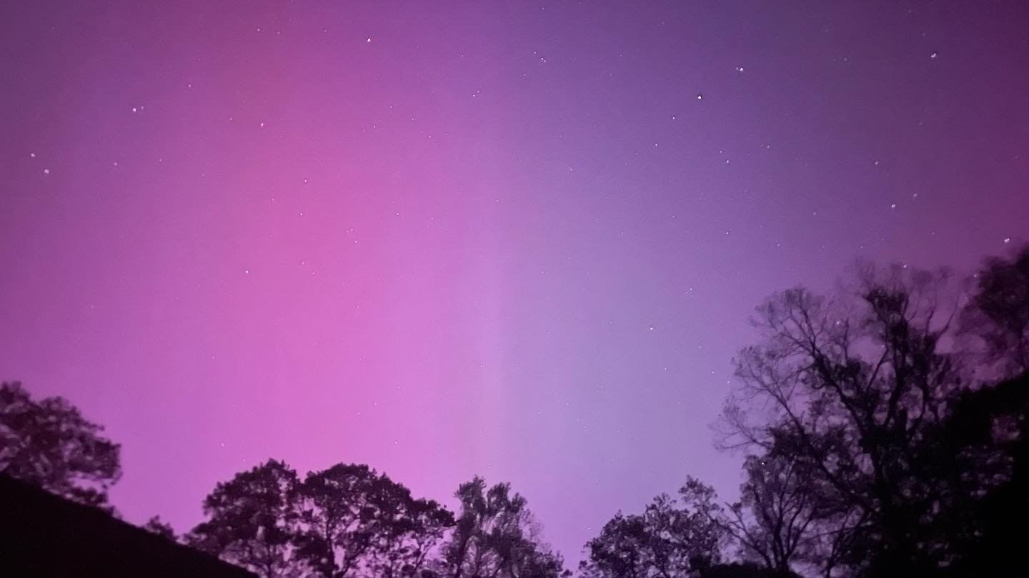 The northern lights in Connecticut tonight! Such a cool sight to see