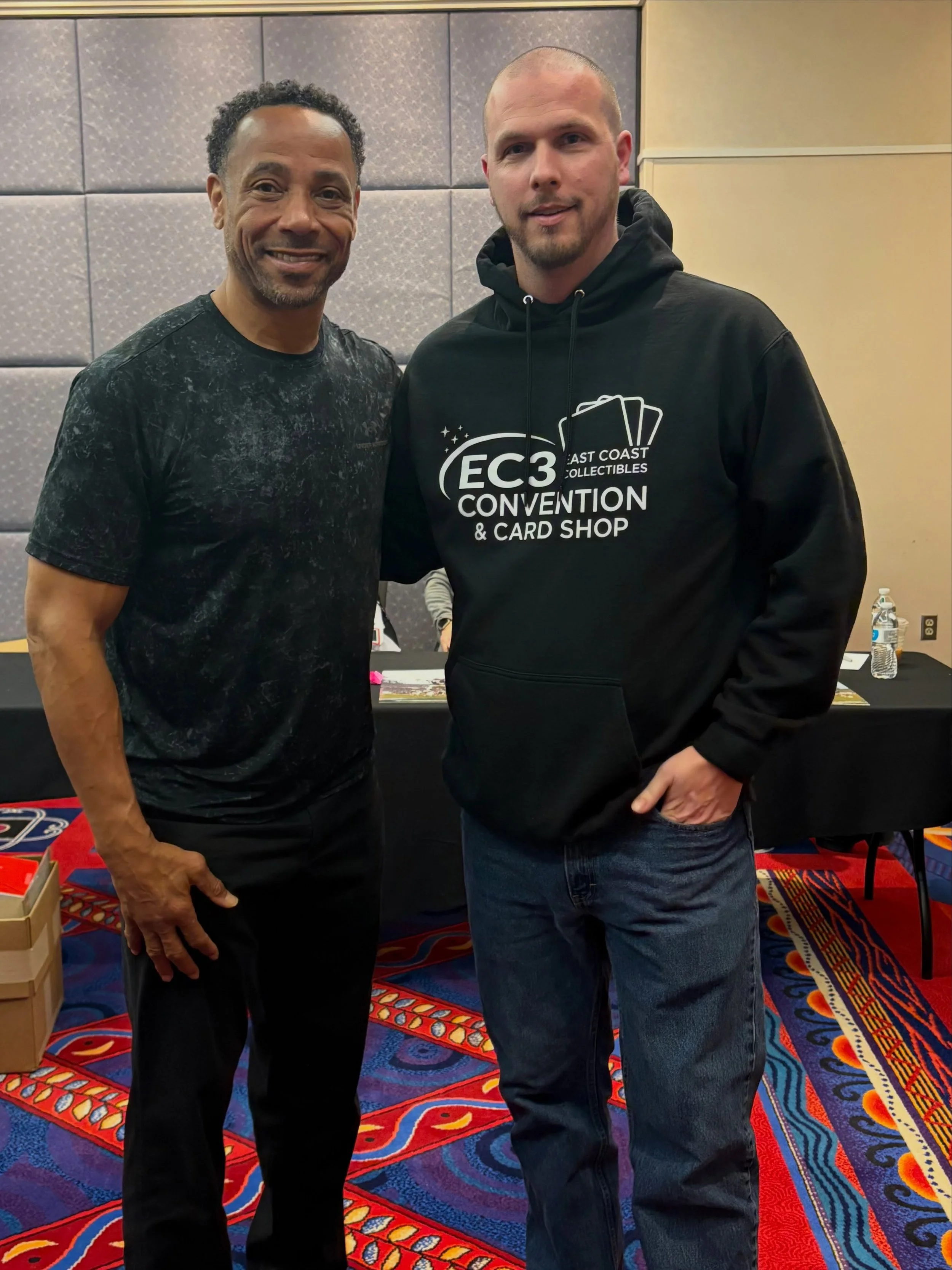 From guests like Rodney Harrison, Bernie Williams, Kurt Angle (x2), Rikishi, Tyler Nubin, Pop Douglas, and many more in the past events - who would YOU want to meet at a future EC3 Con event?

#sports #pokemon #wwe #wrestling #cardshow