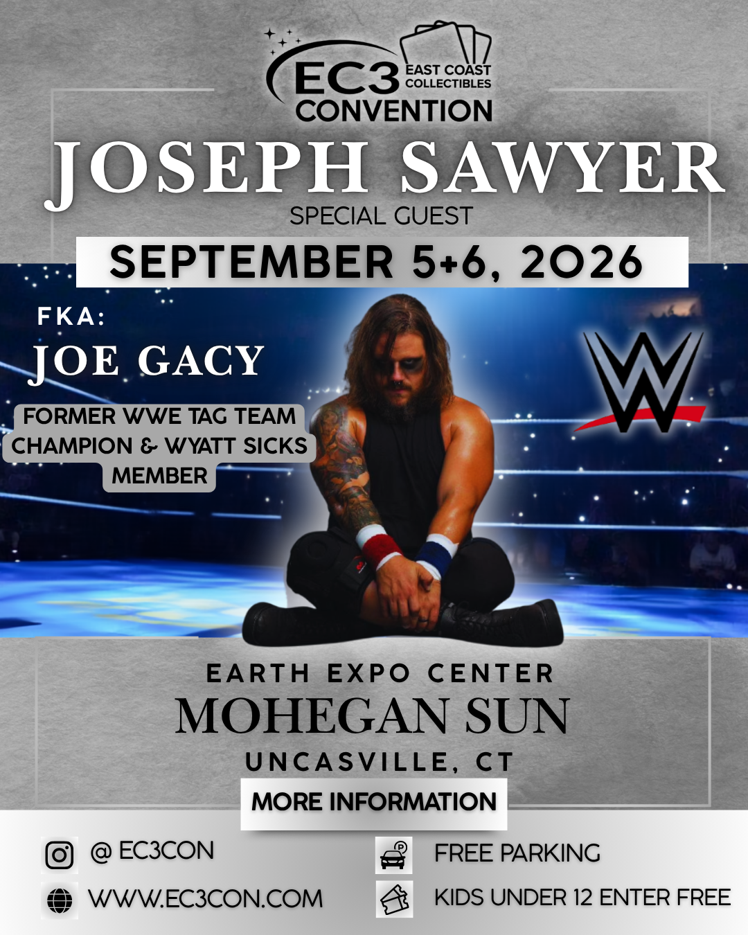 WWE, JOSEPH SAWYER, JOE GACY