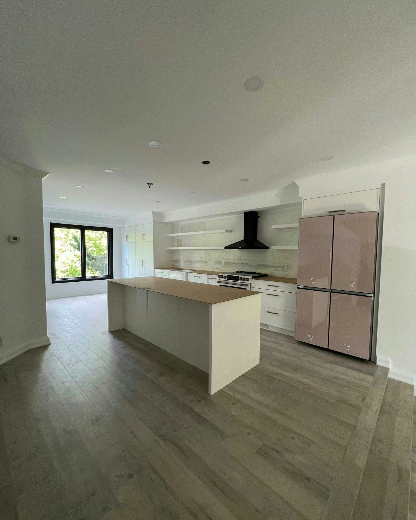 Check out this main floor kitchen renovation (and all that natural light flooding in..what a treat!). Next on the list is to add some counters &amp; backsplash! With a fresh design and modern finishes, this space will be the perfect blend of style an