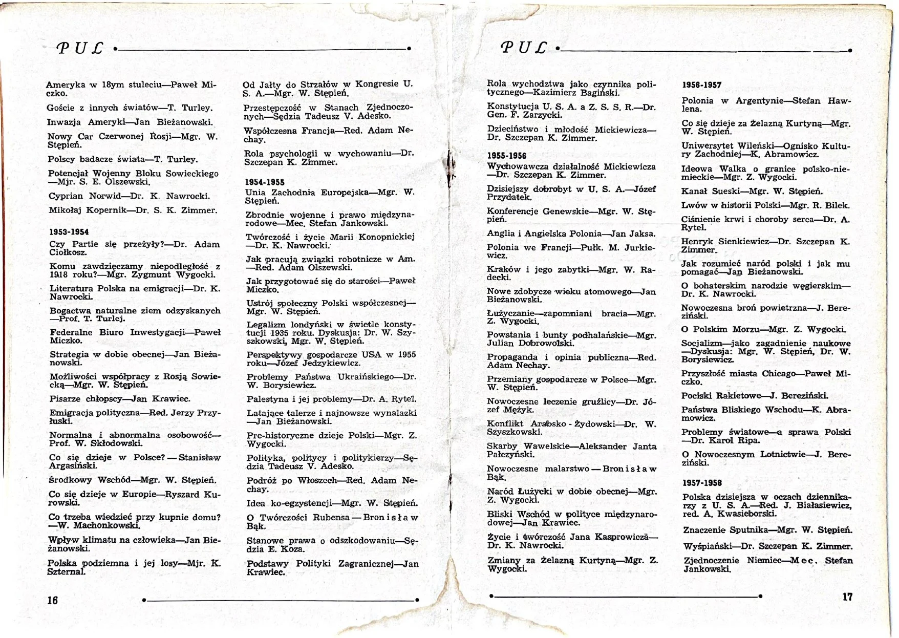 Pamiętnik 50-cio lecia Polskiego Uniwersytetu Ludowego (Chicago 1958-1959)_page-0011.jpg