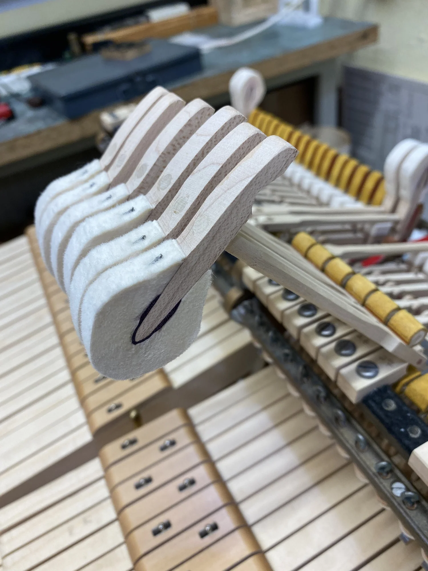 Steinway Grand Piano Hammers — John Foy Piano Restorations, Inc.