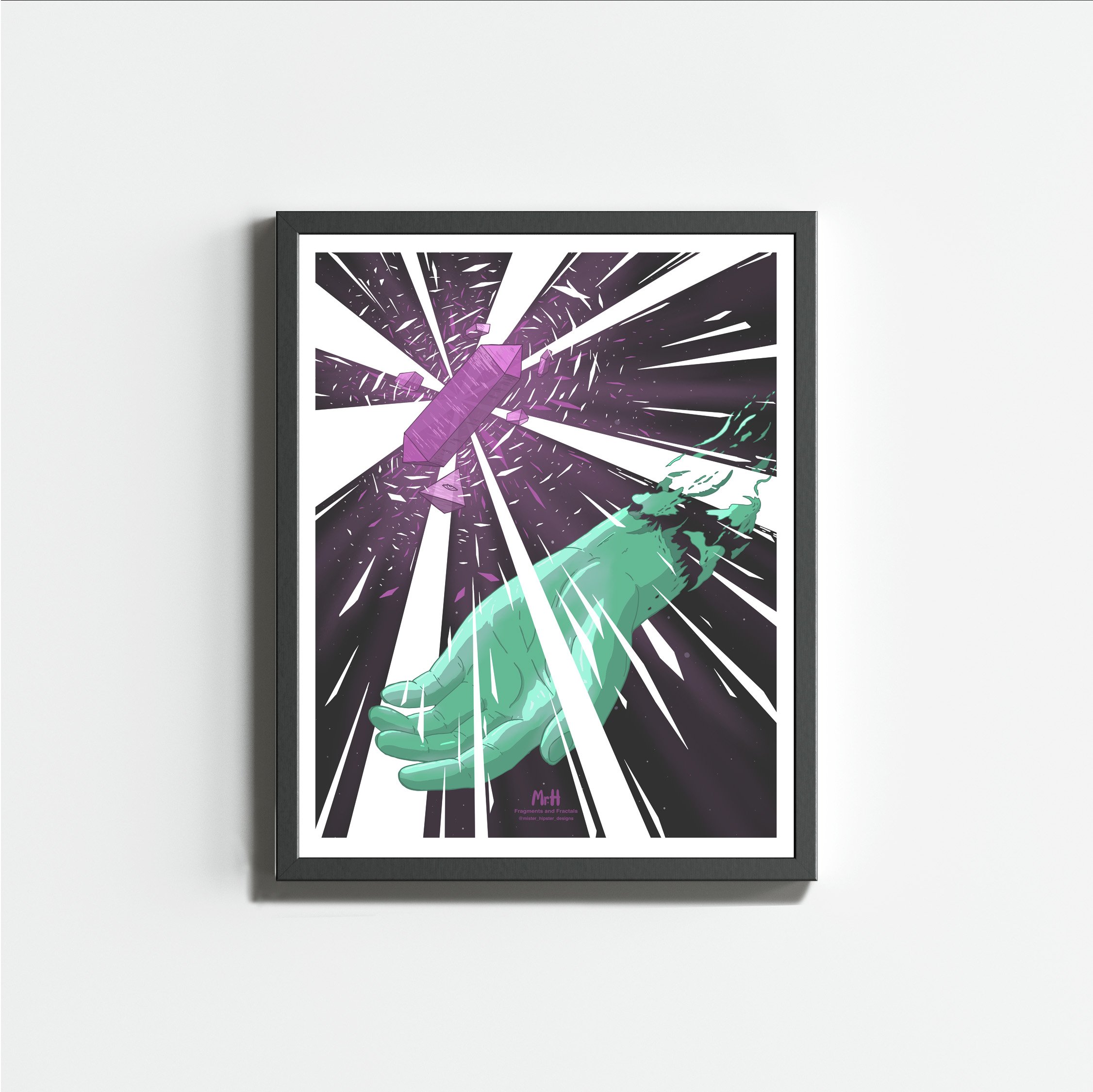 Fragments and Fractals-1-8x10_Purple&Green_frame-1.jpg