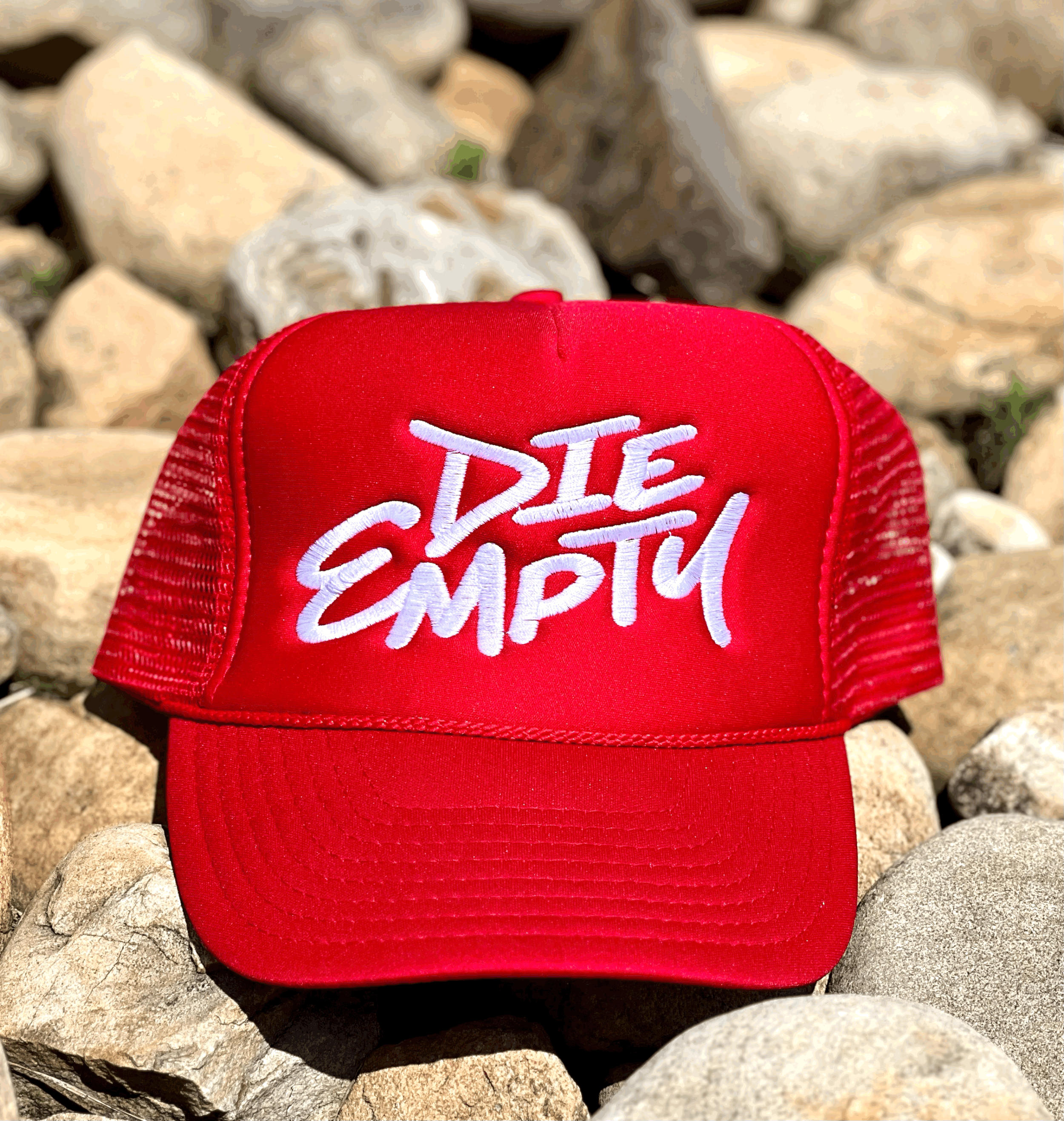 Red and White Trucker