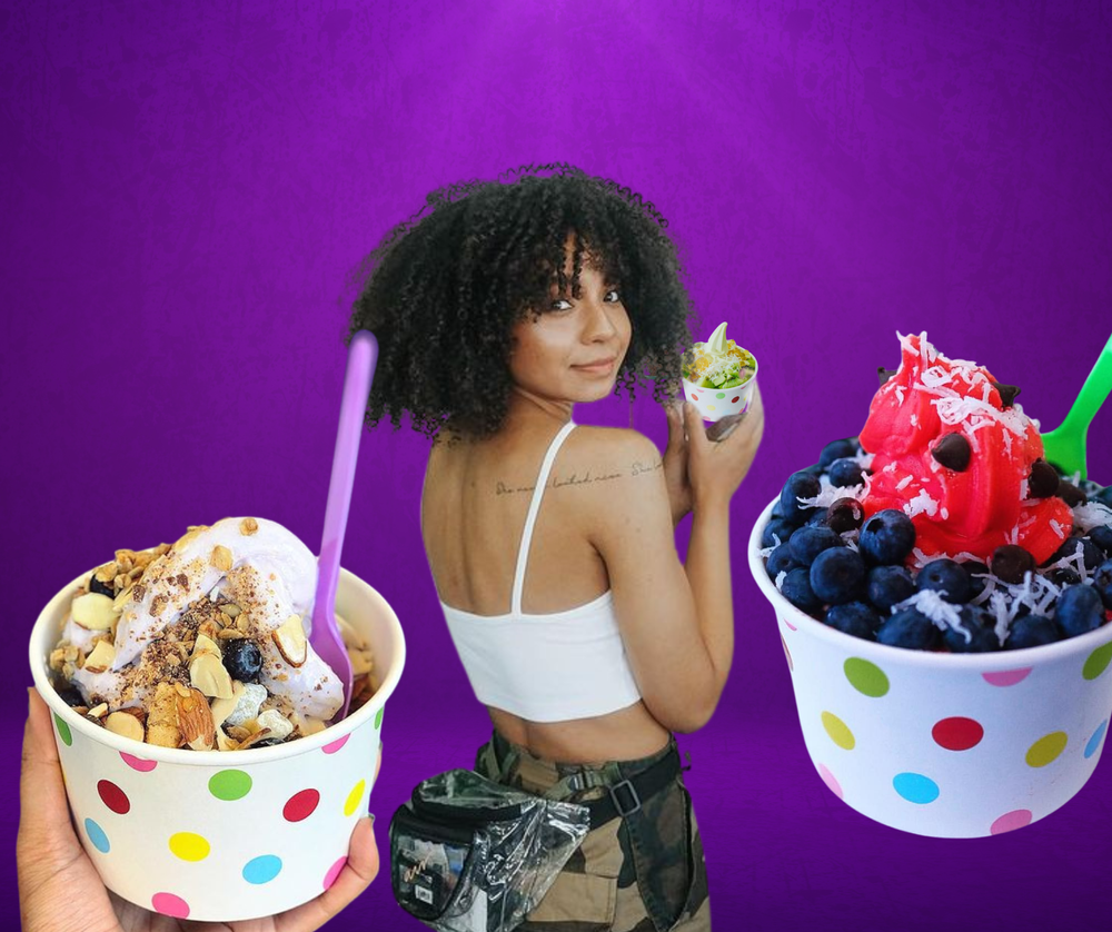 Purple Kiwi Frozen Yogurt