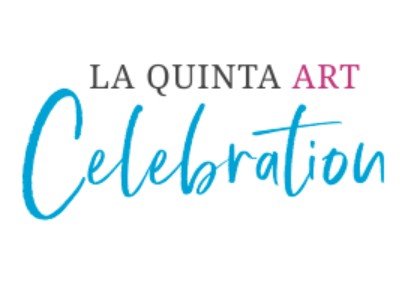 Logo with text 'La Quinta ART Celebration' in various fonts and colors