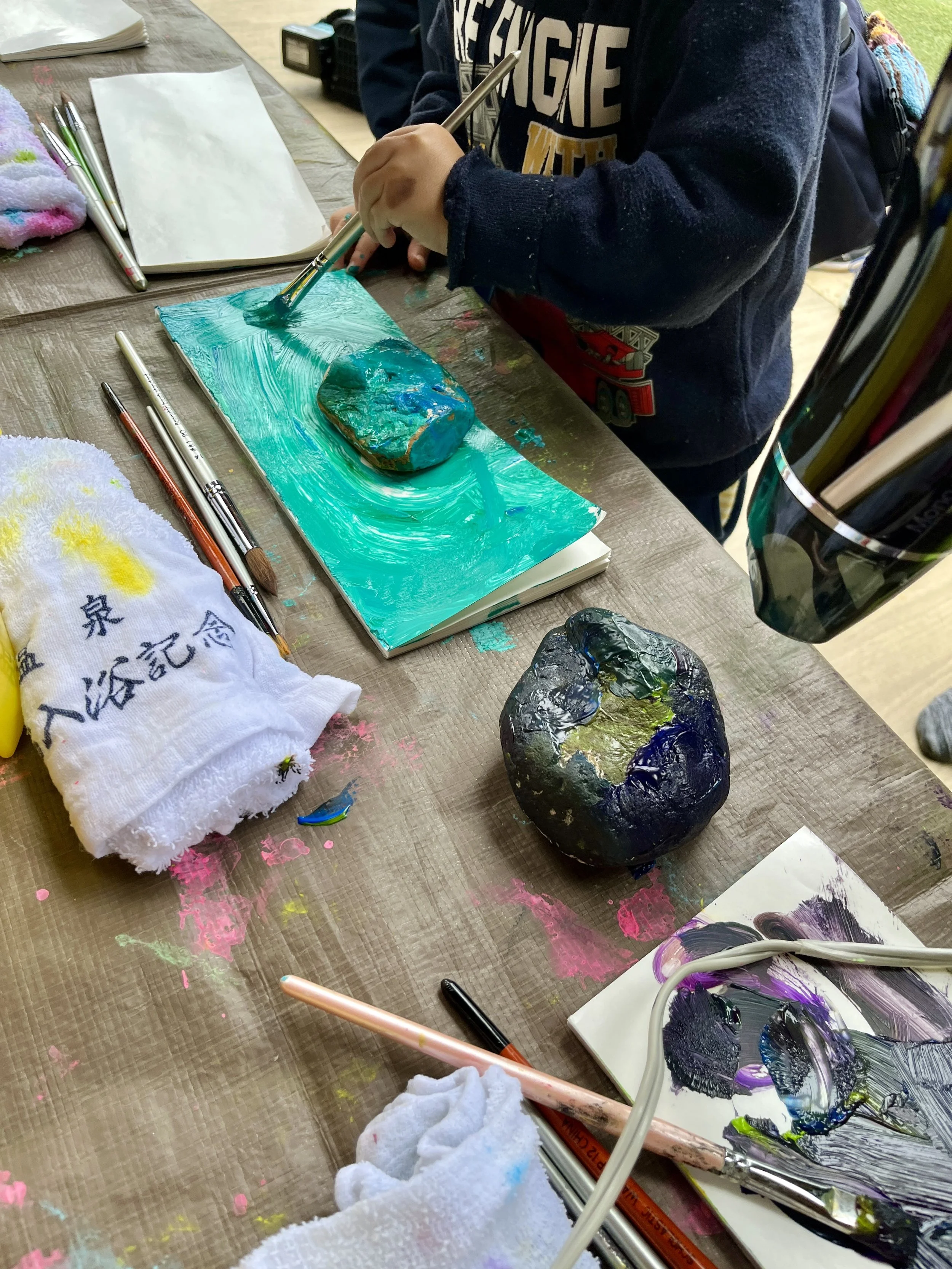 兄弟で宇宙と地球みたい