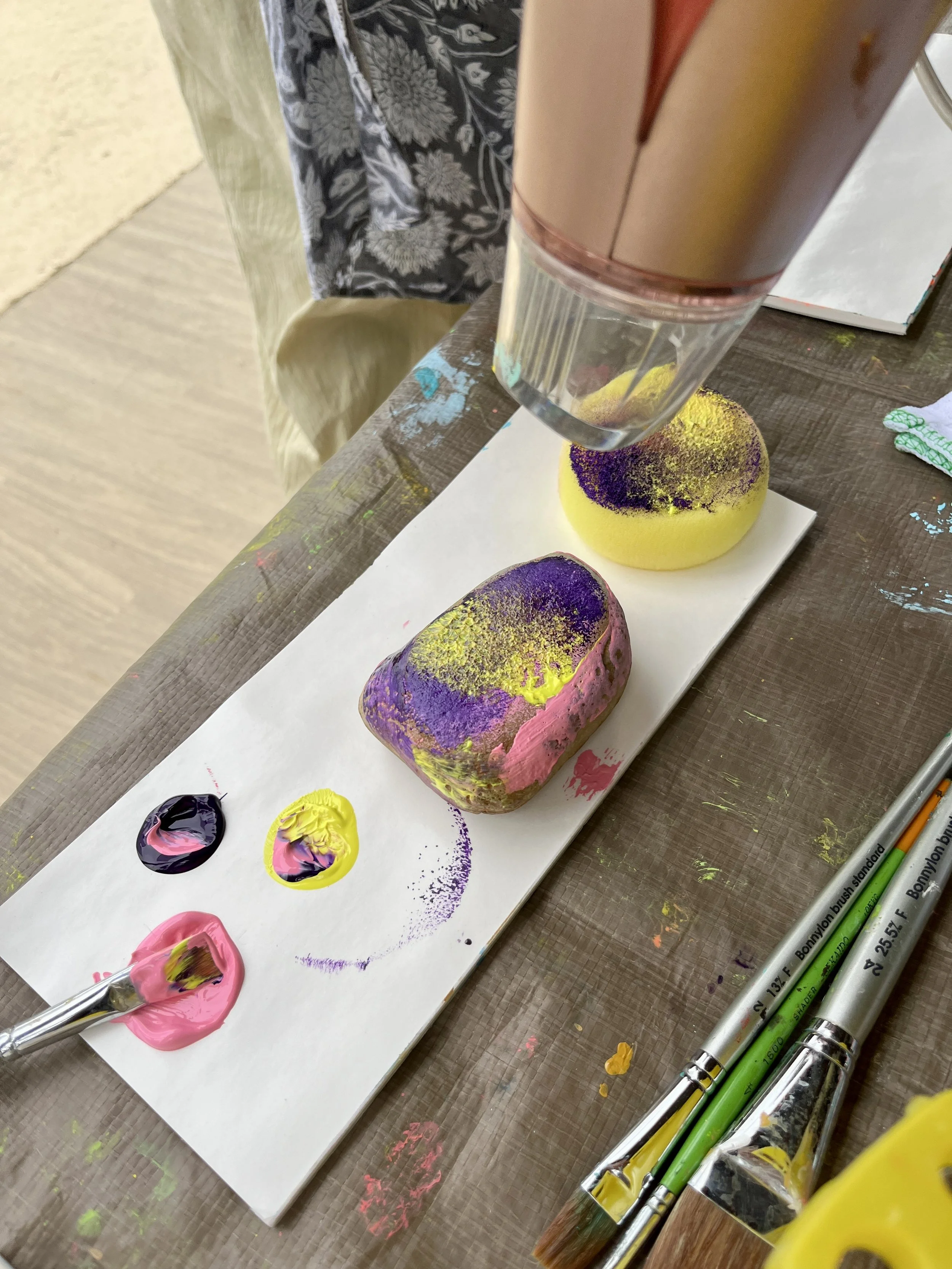 スポンジを駆使して