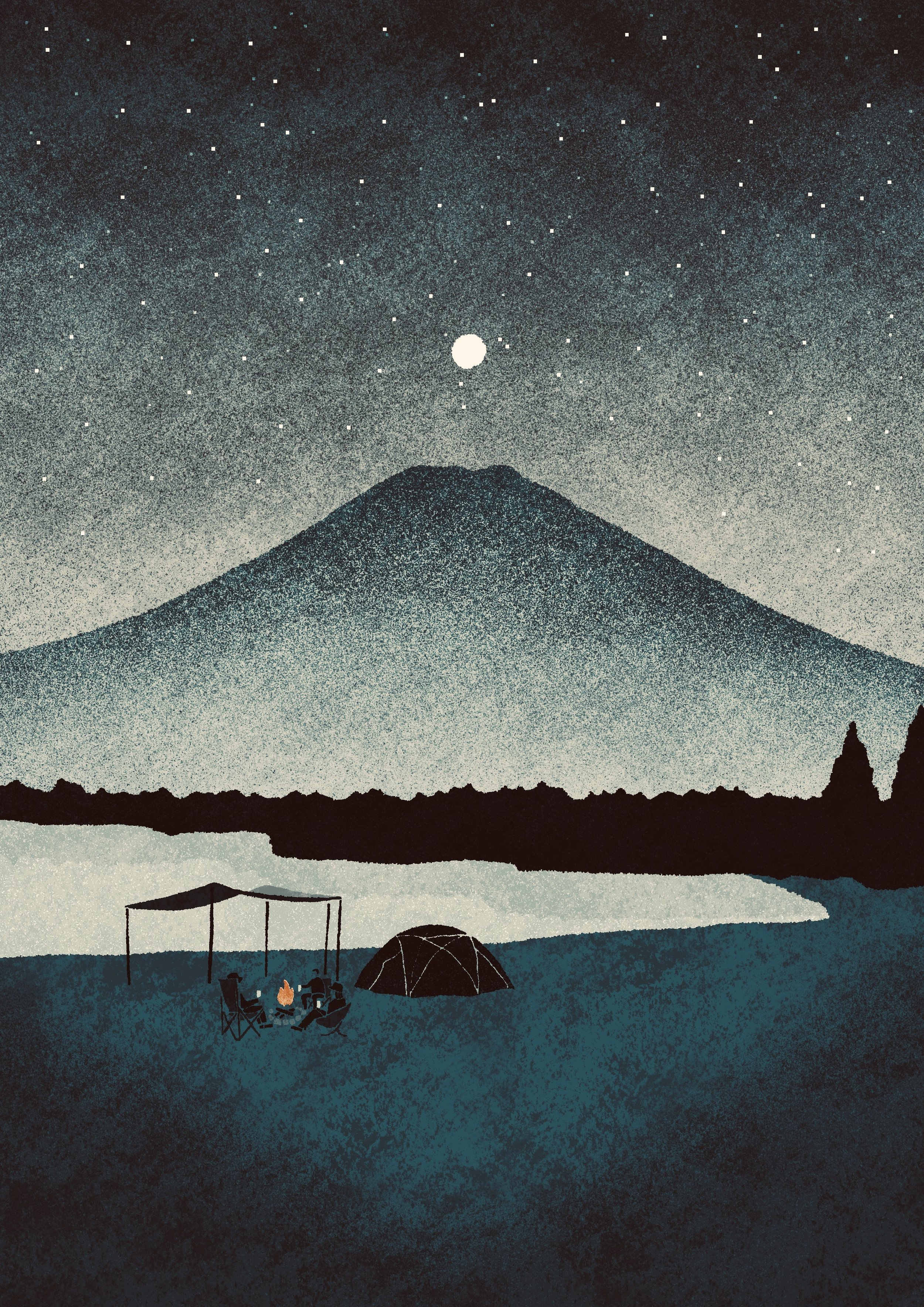 Reminiscing by Mt.Fuji