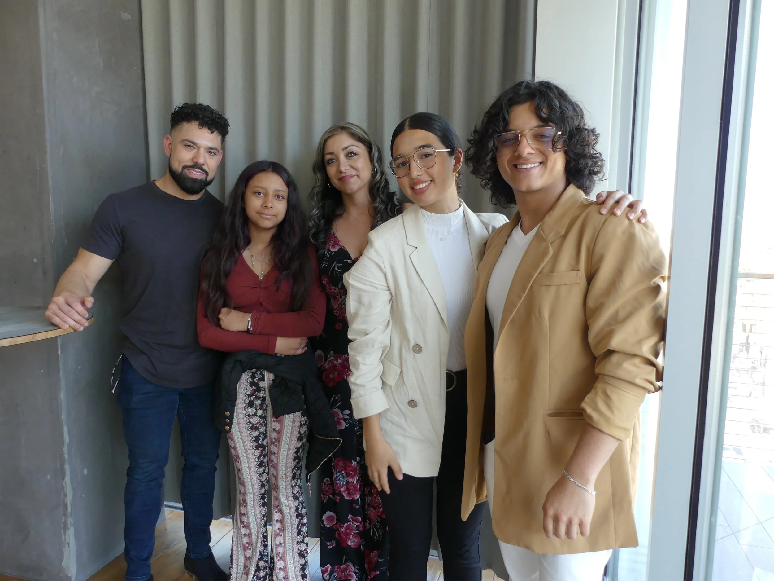   George and his family at the 2023 Festival Reception.   