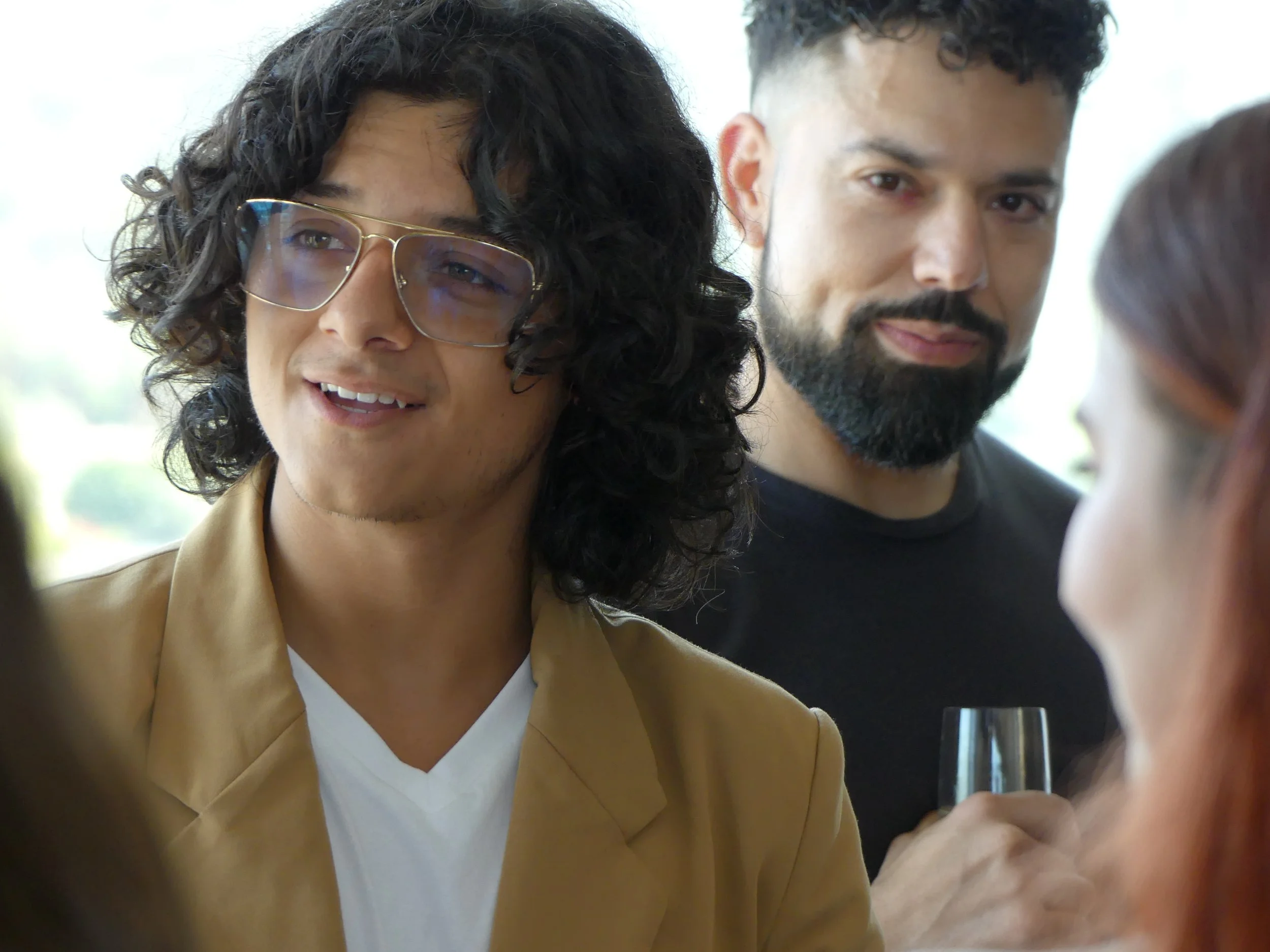   George and his family at the 2023 Festival Reception.   