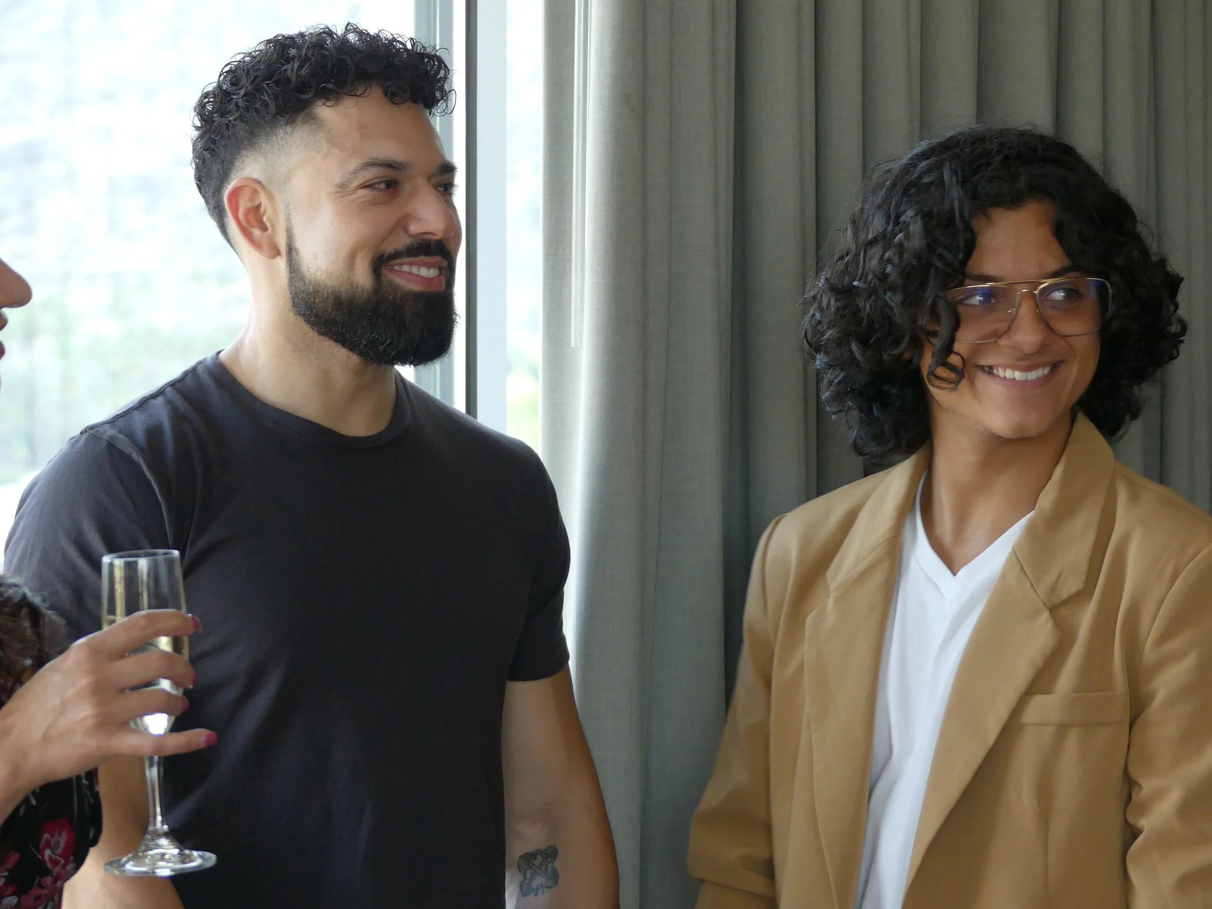   George and his family at the 2023 Festival Reception.   