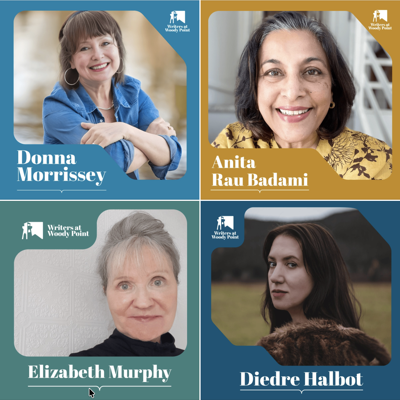 Donna Morrissey, Anita Rau Badami, Elizabeth Murphy, and Dierdre Halbot