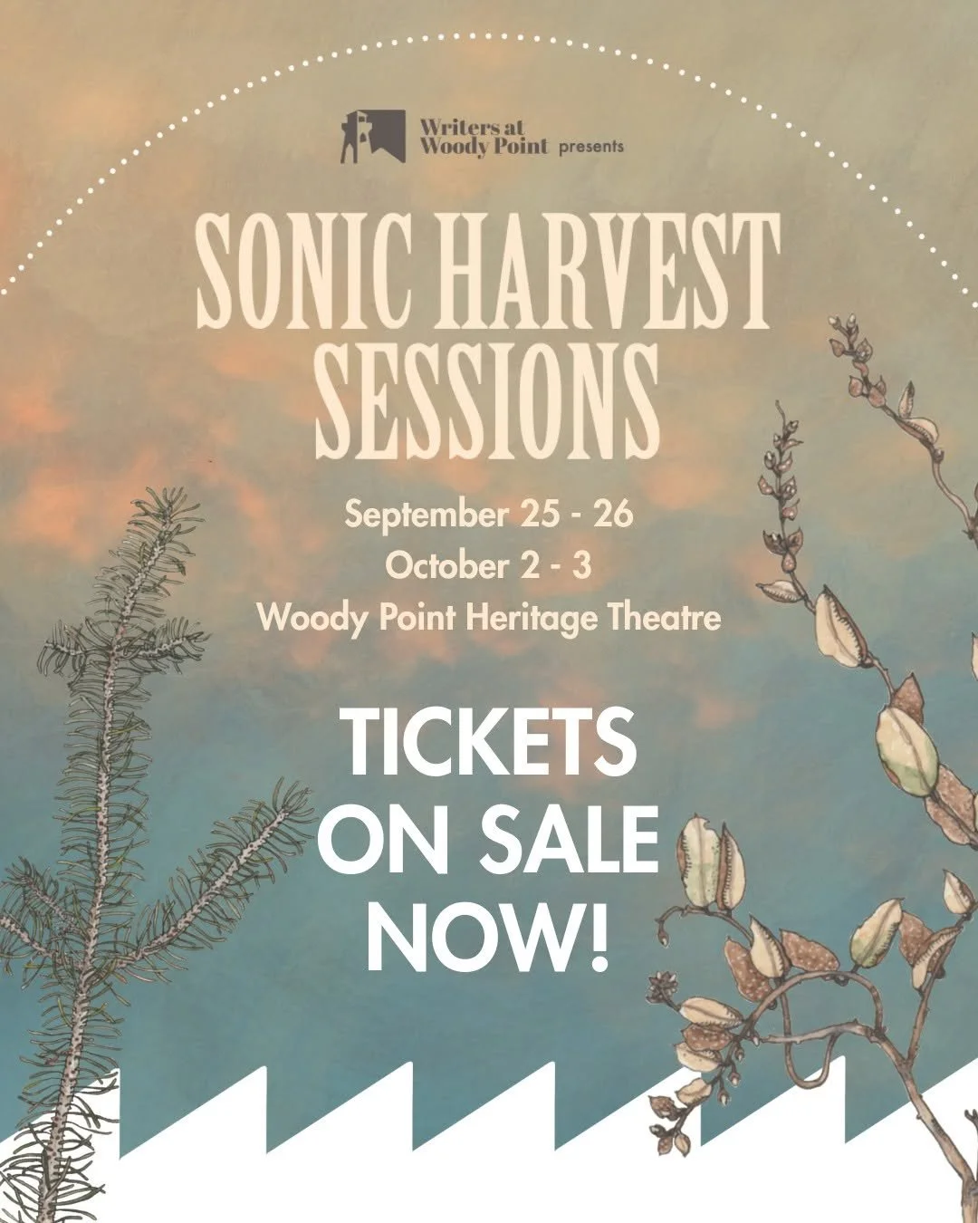 Sonic Harvest Weekend Schedule