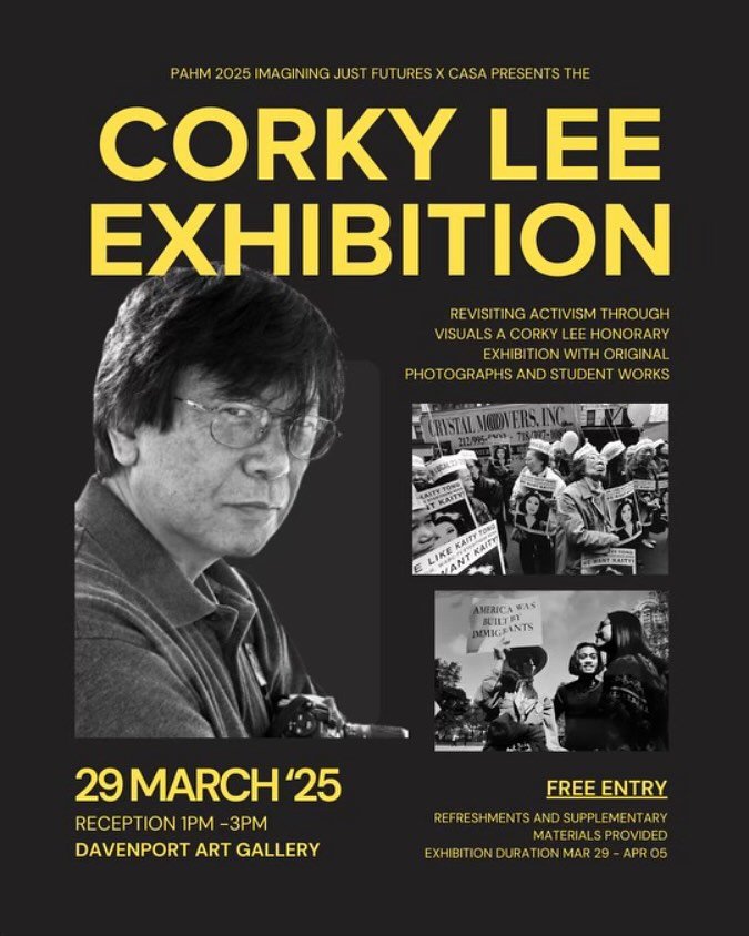 As a tribute to the legacy of legendary Chinese-American activist and photographer Corky Lee, we invite you to celebrate Pan-Asian Heritage Month through an exhibition that showcases the power of young activism throughout history and the role of art 